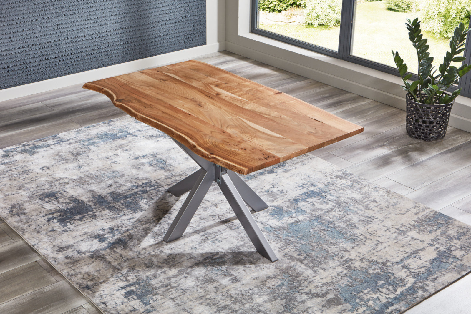 #naturfarben #180x90 #spider-gestellsilber