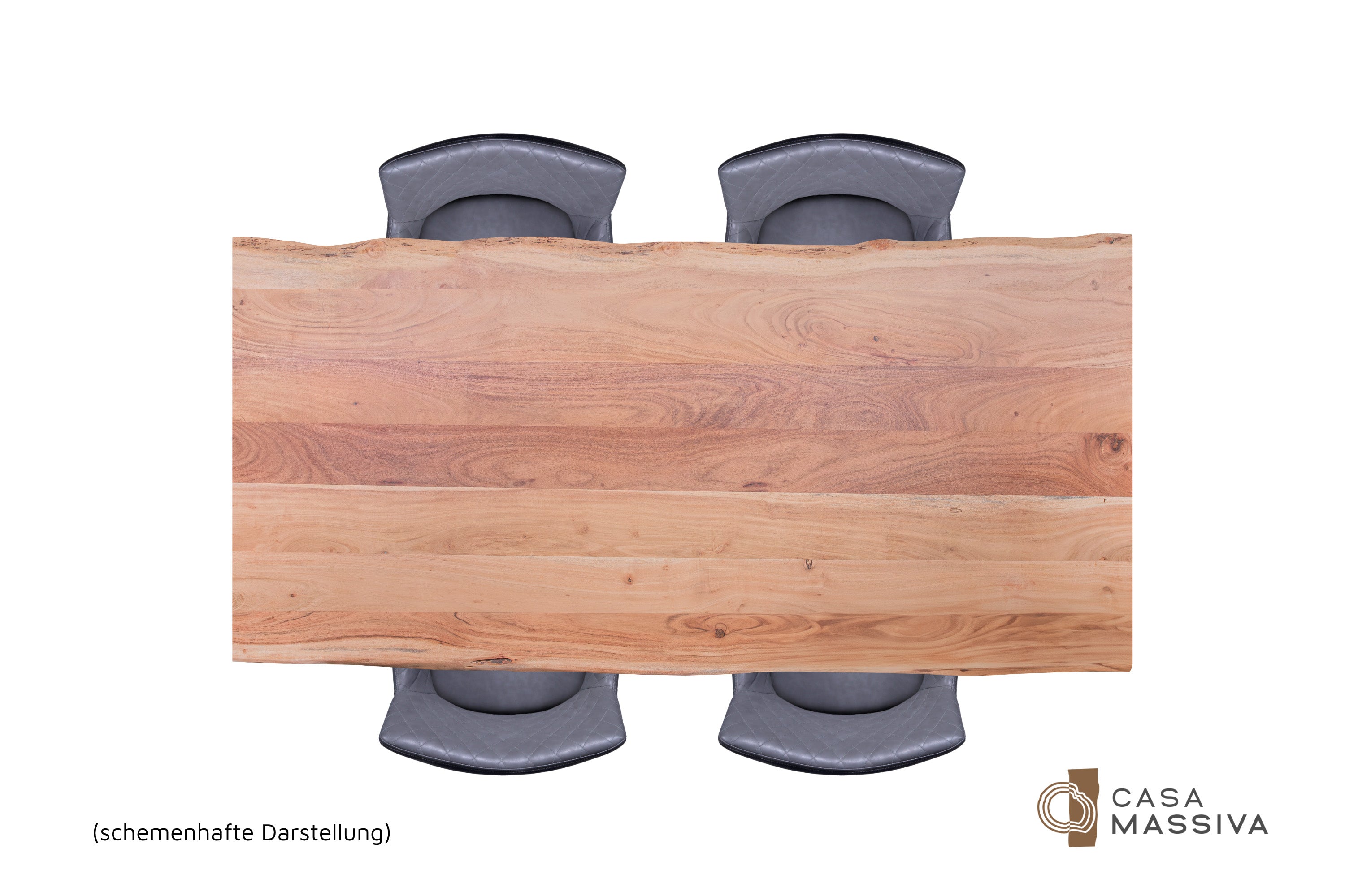 #naturfarben #200x100 #u-gestellsilber