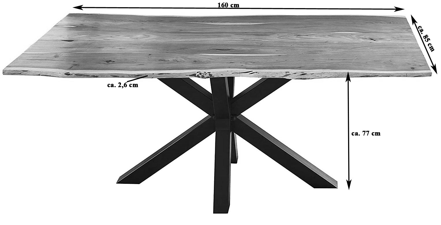 #naturfarben #160x85 #spider-gestellschwarz