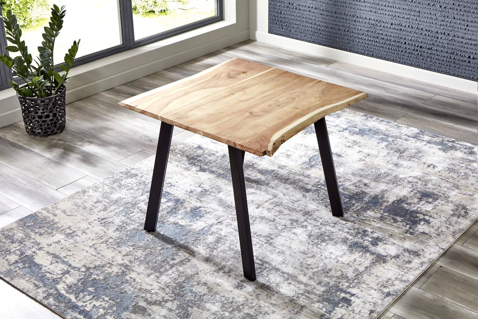 #naturfarben #90x90 #vierfuß-gestellschwarz