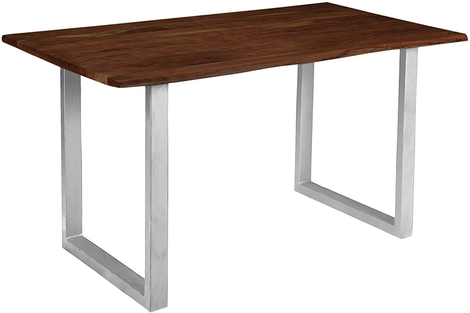 #nussbaumfarben #110x60 #u-gestellsilber