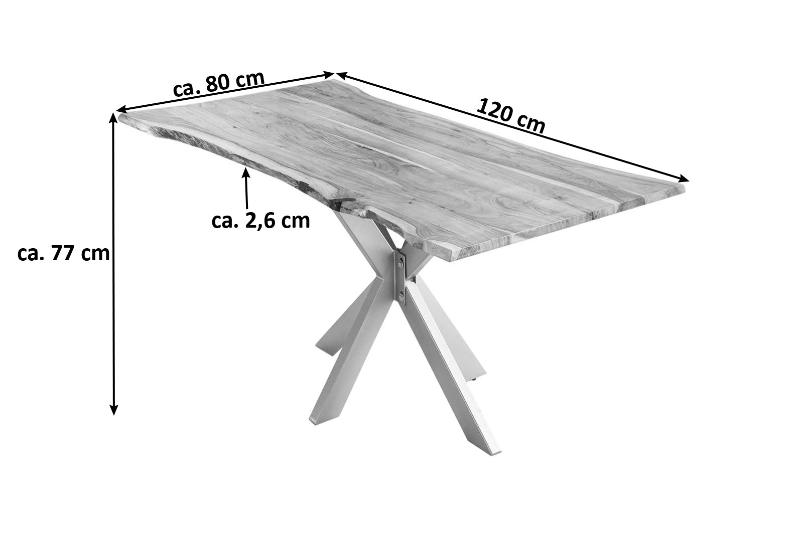 #naturfarben #120x80 #spider-gestellsilber