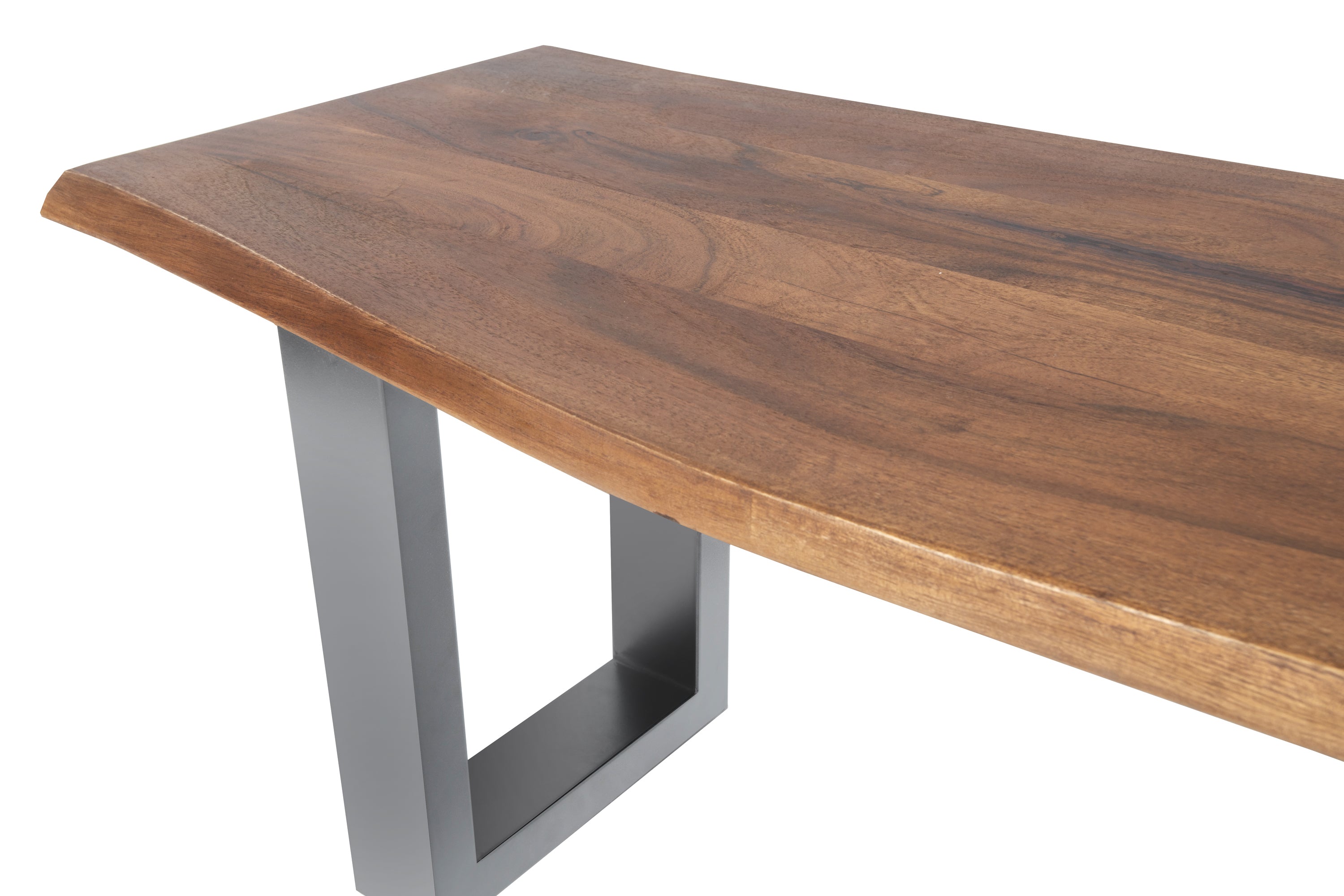 #nussbaumfarben #140cm #u-gestellsilber