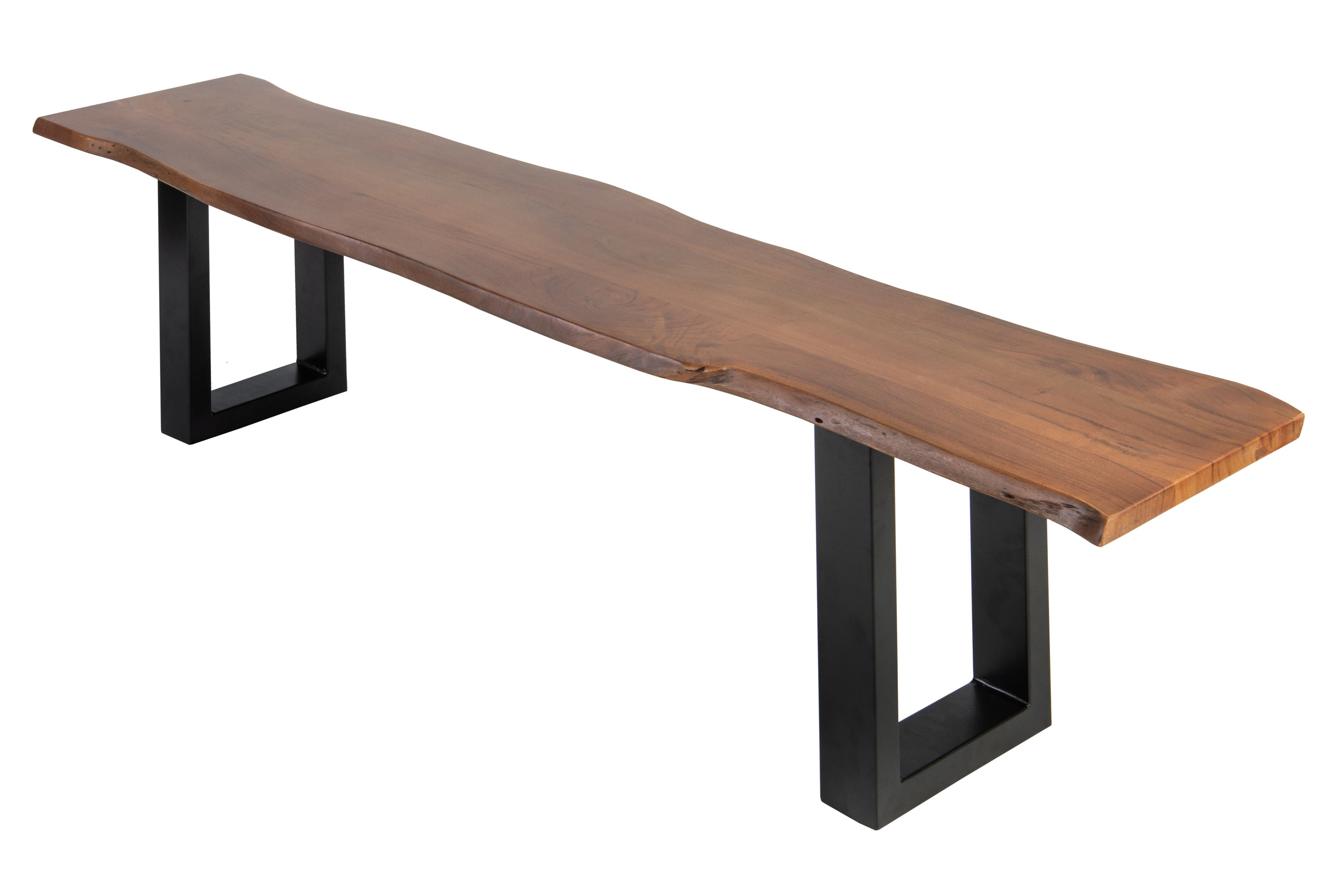 #nussbaumfarben #220cm #u-gestellschwarz