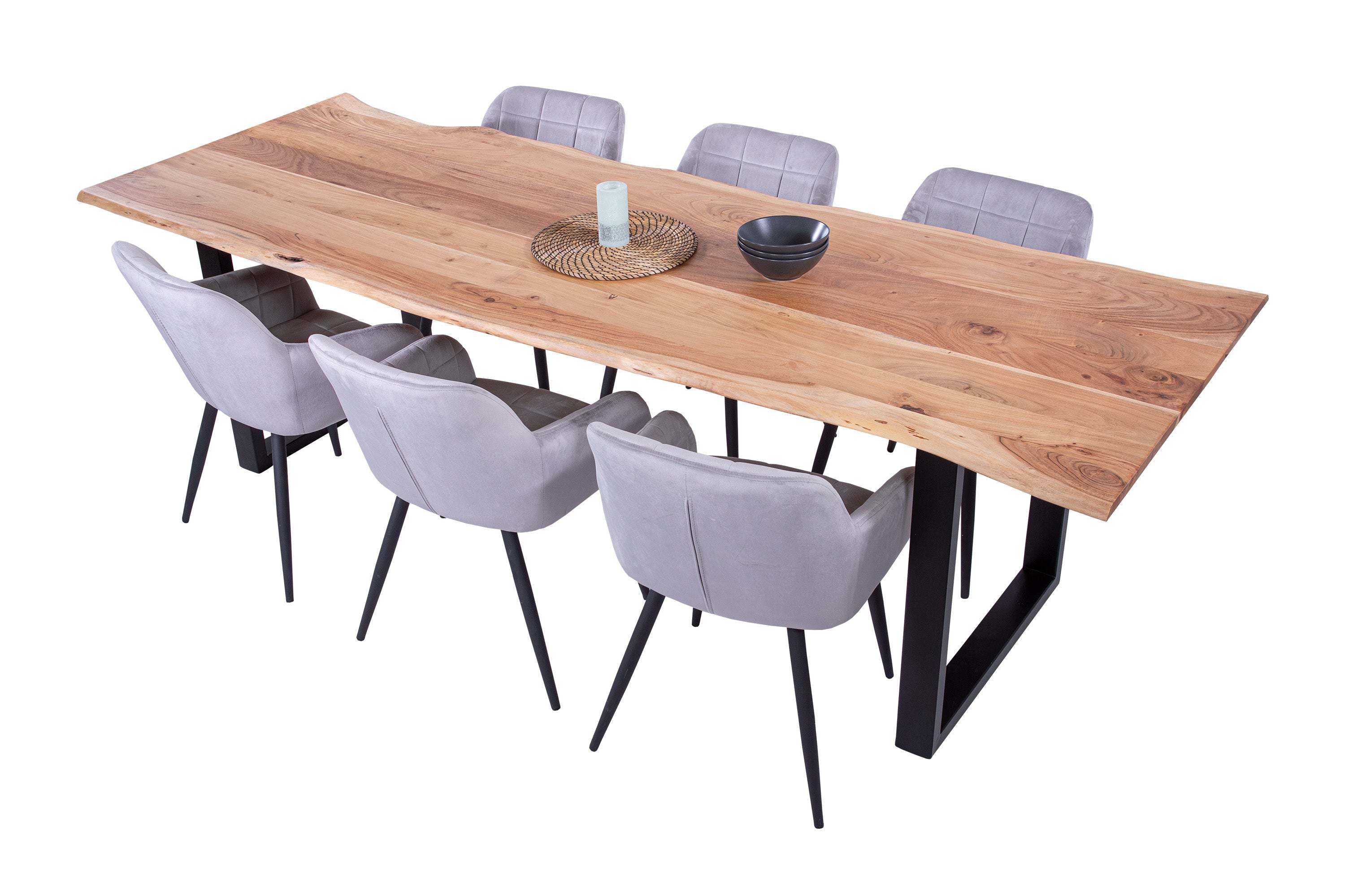 #naturfarben #260x100 #u-gestellschwarz