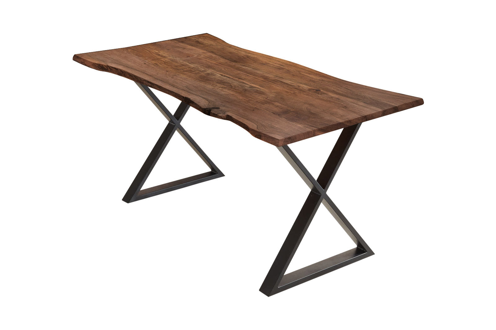 #nussbaumfarben #220x100 #x-gestellschwarz