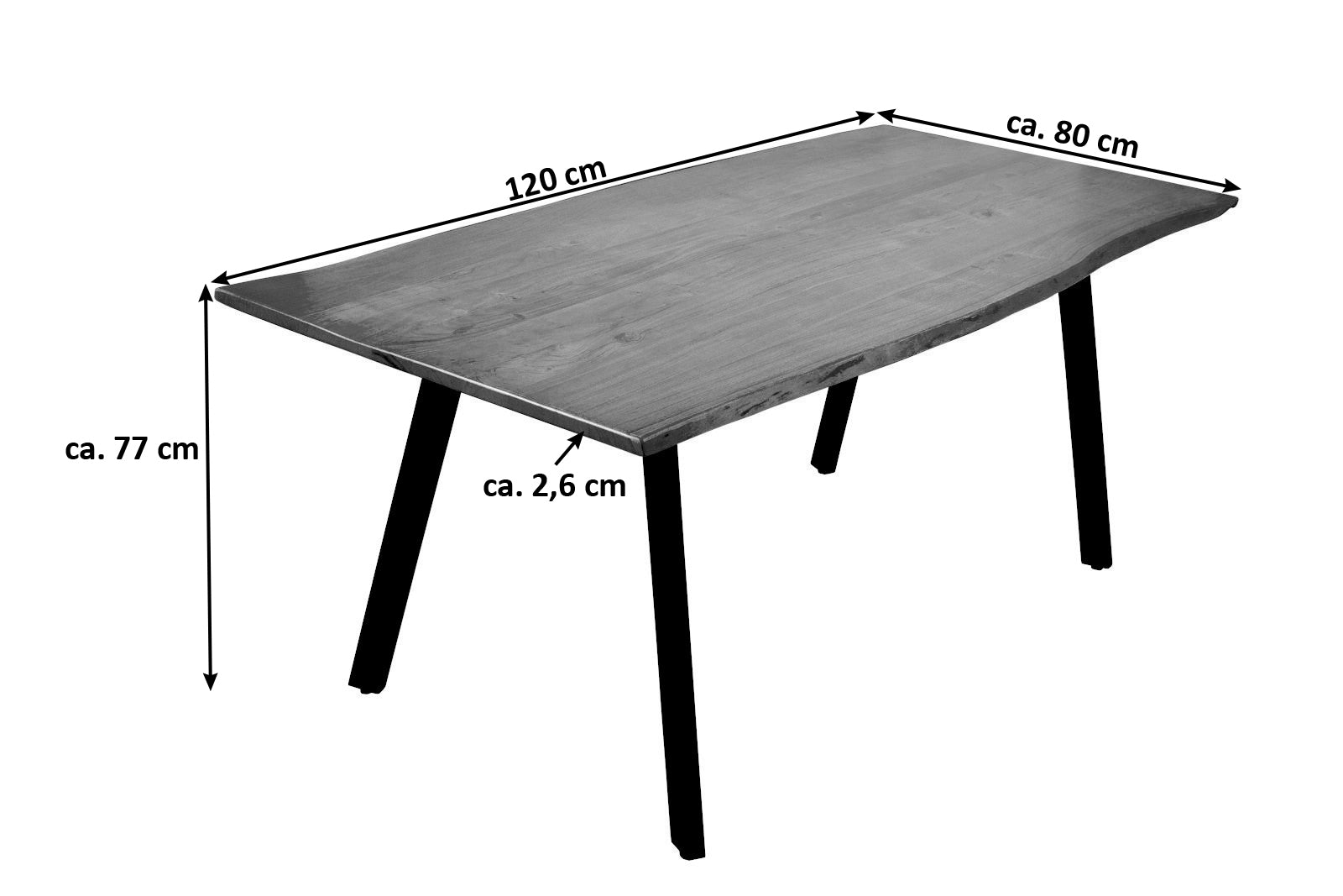 #naturfarben #120x80 #vierfuß-gestellschwarz