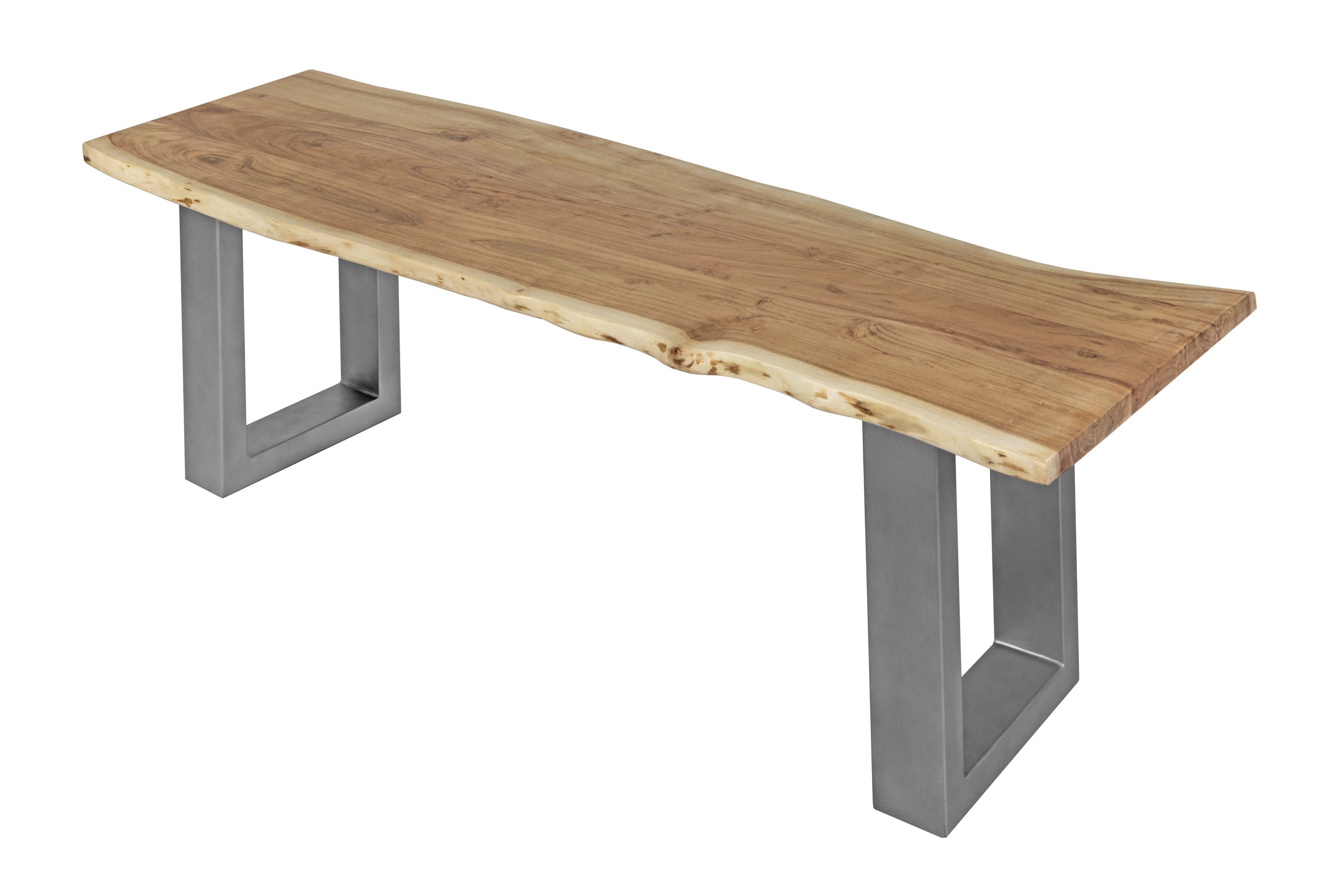 #naturfarben #140x42x47cm #u-gestellsilber