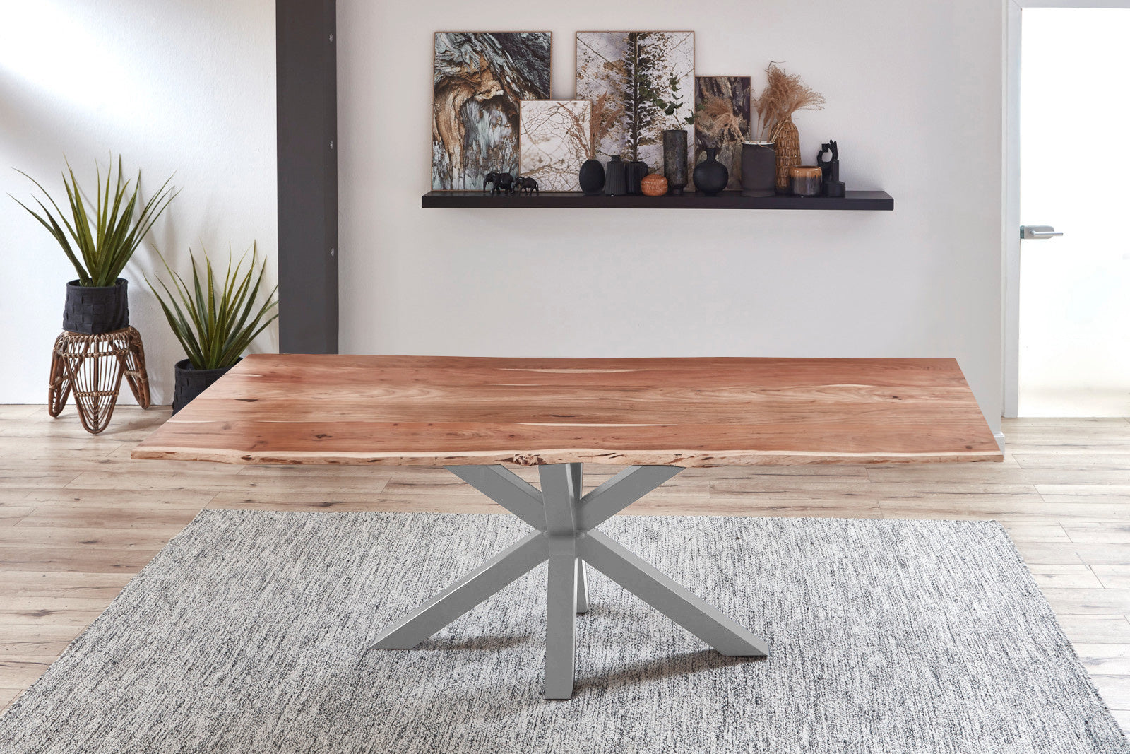 #naturfarben #280x100 #spider-gestellsilber