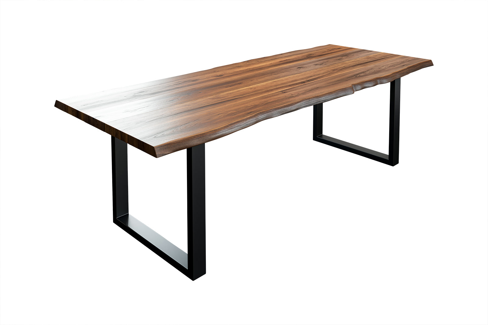 #nussbaumfarben #180x90 #u-gestellschwarz