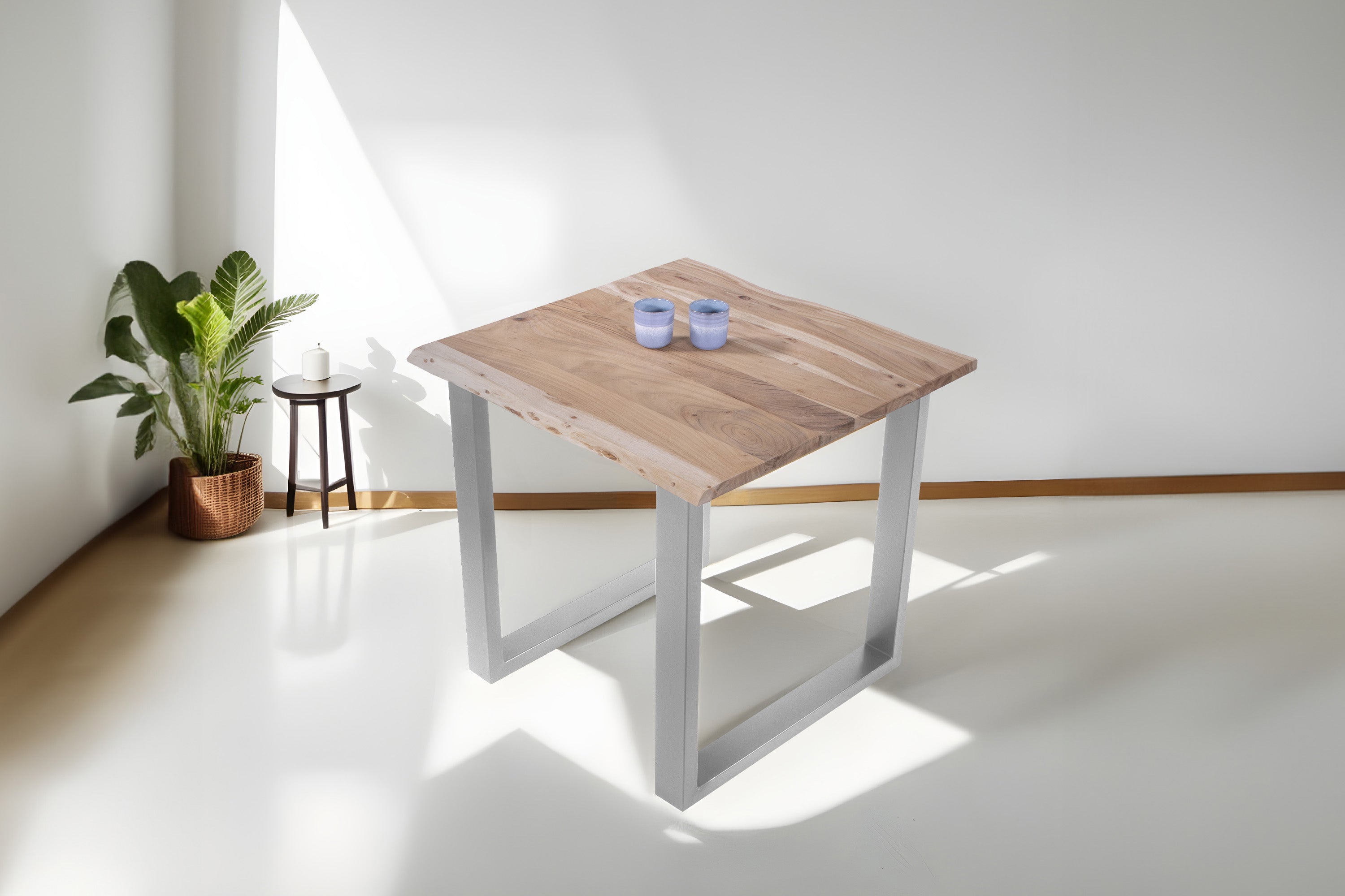 #naturfarben #80x80 #u-gestellsilber