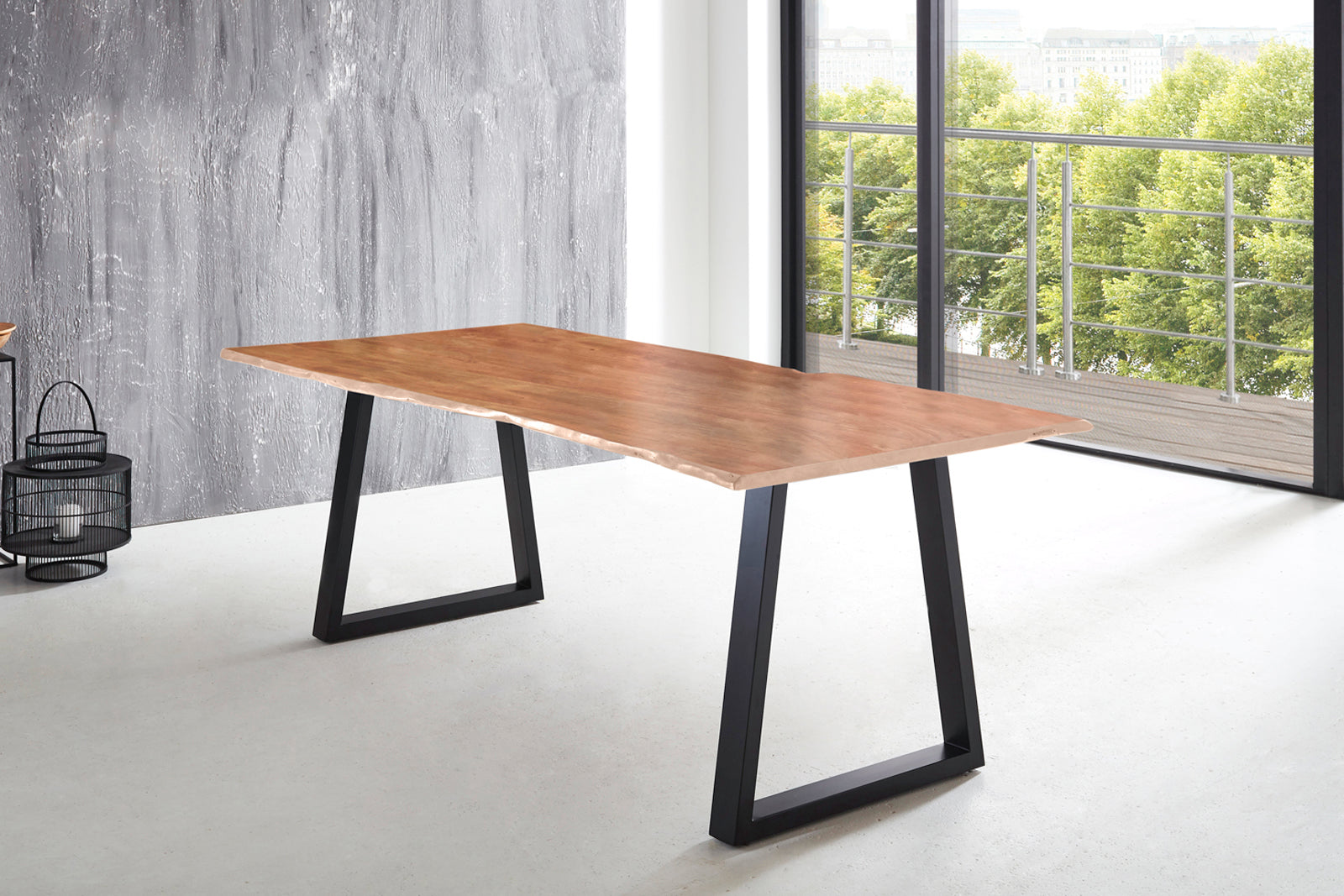 #naturfarben #240x100 #v-gestellschwarz