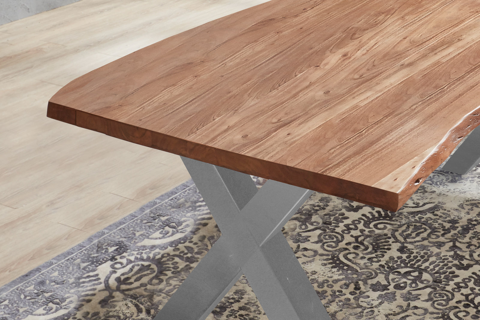 #naturfarben #180x90 #x-gestellsilber