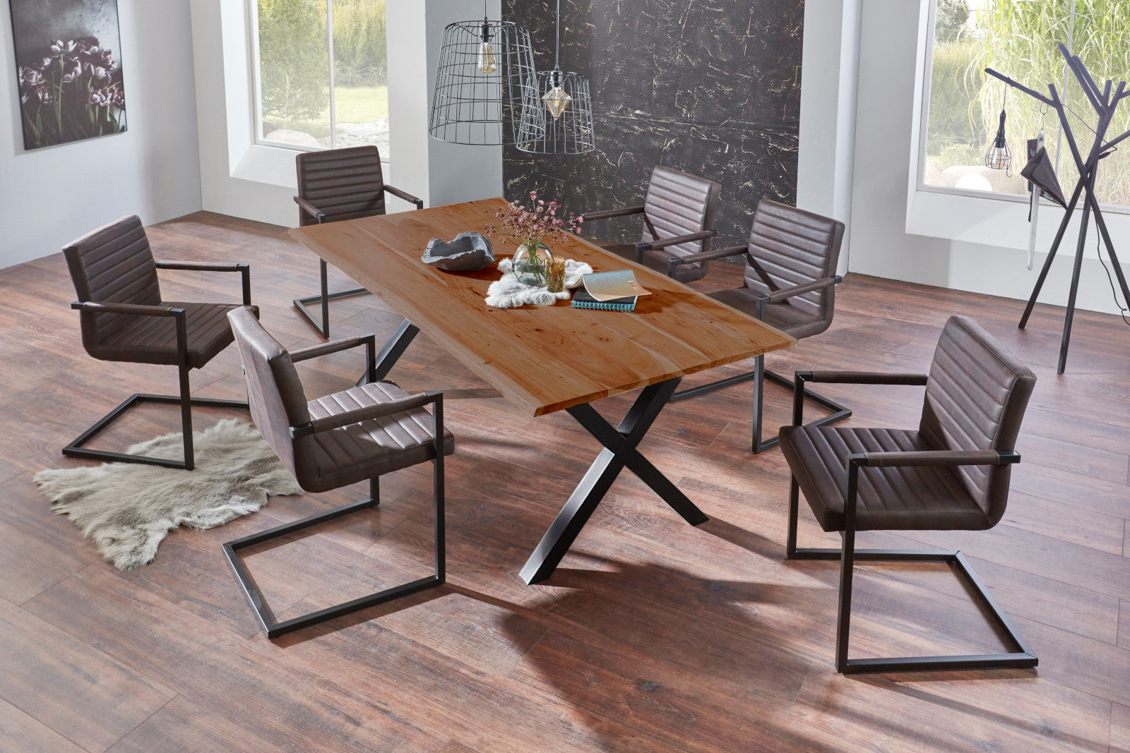 #naturfarben #180x90 #x-gestellschwarz