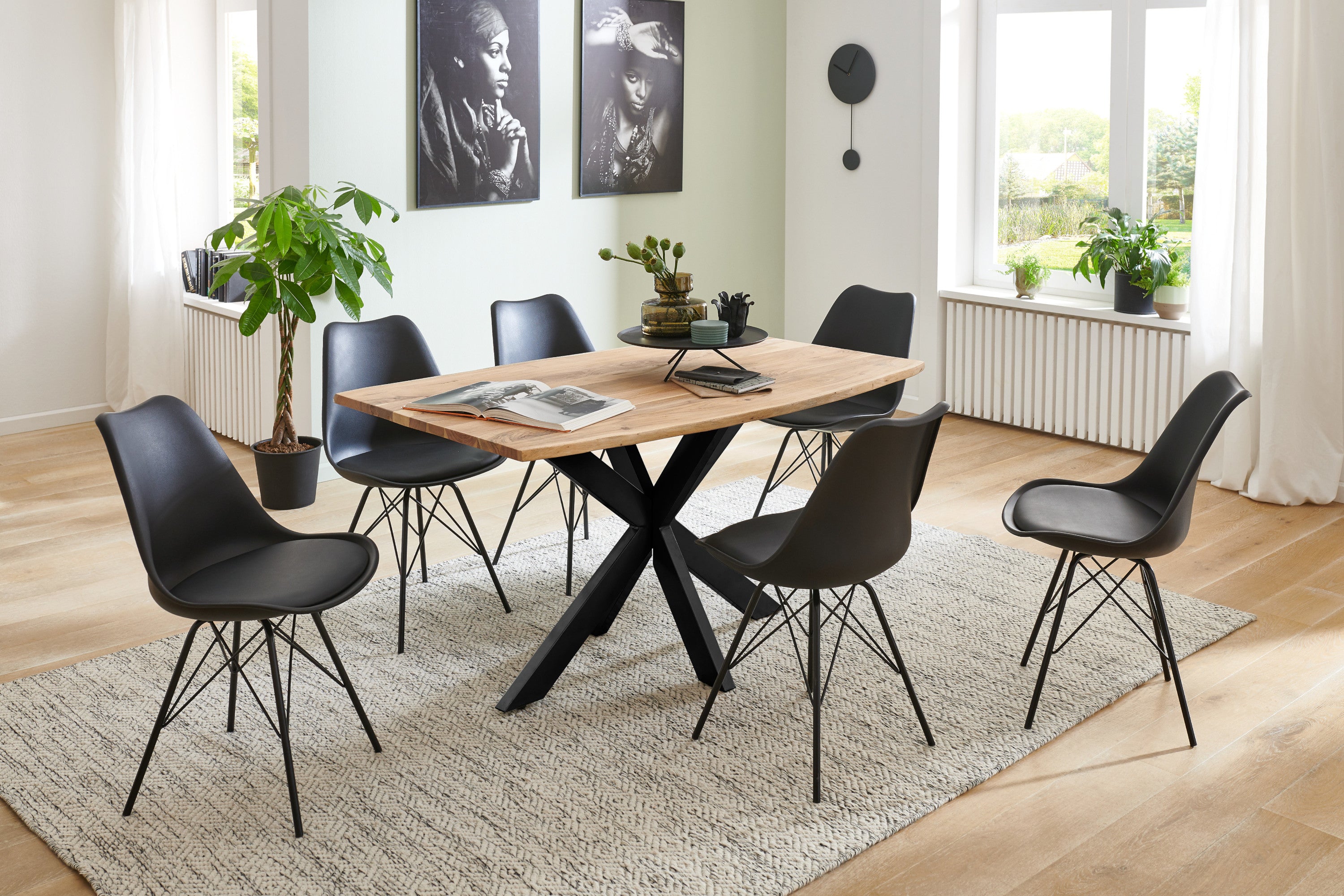 #naturfarben #160x85 #spider-gestellschwarz