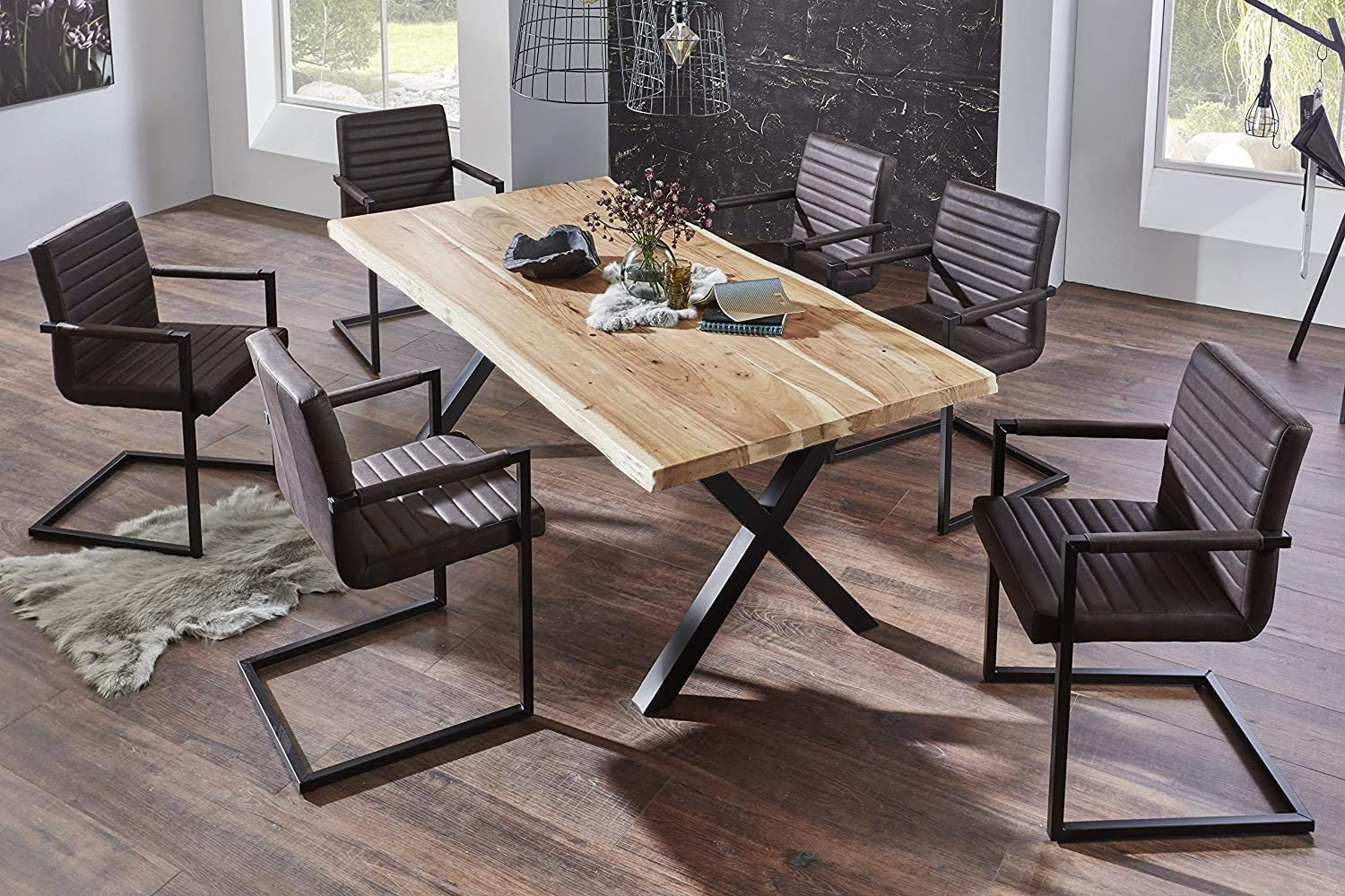 #naturfarben #280x100 #x-gestellschwarz