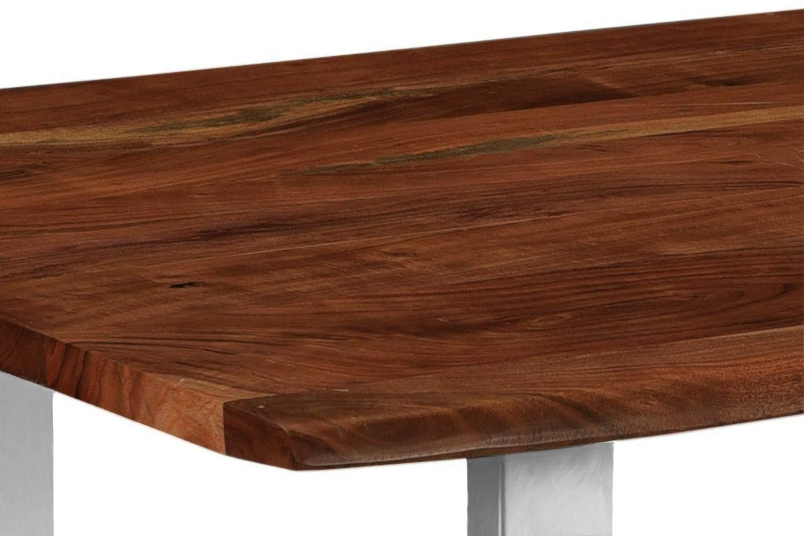 #nussbaumfarben #100x60 #u-gestellsilber
