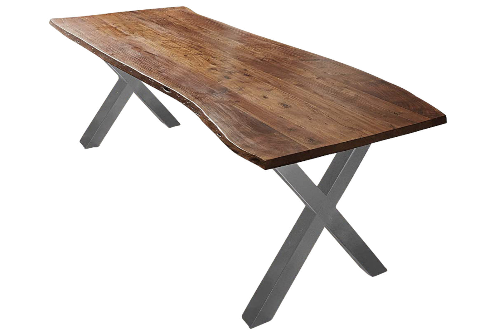 #nussbaumfarben #260x100 #x-gestellsilber