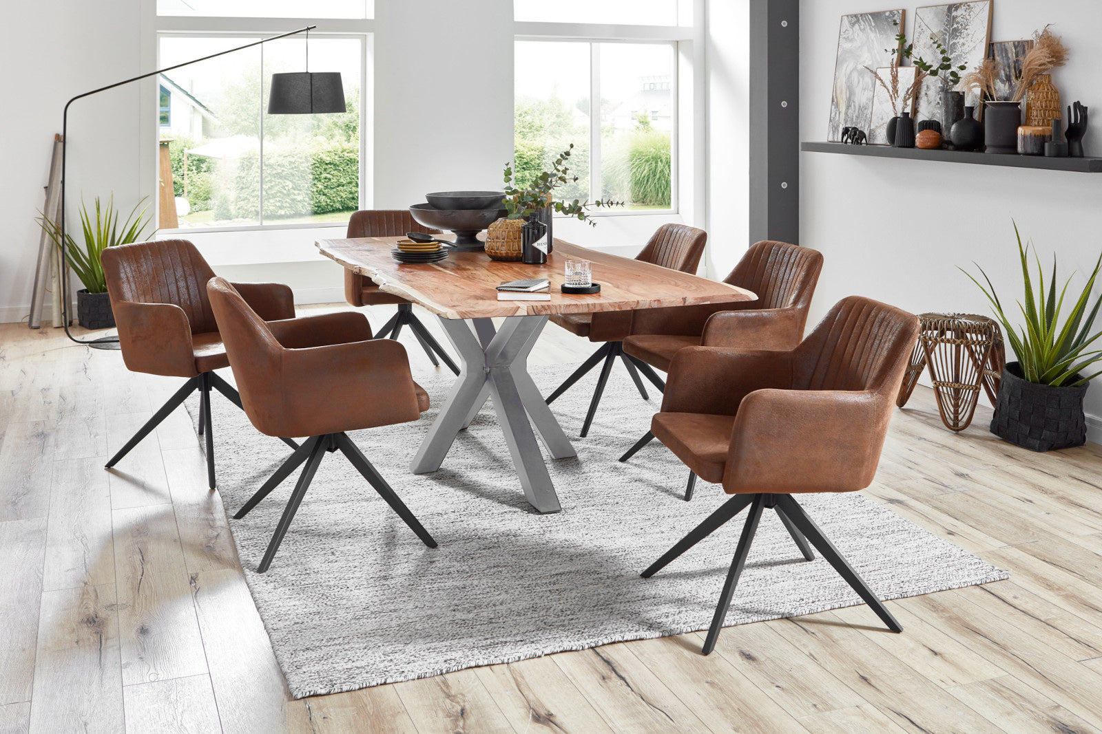 #naturfarben #200x100 #spider-gestellsilber