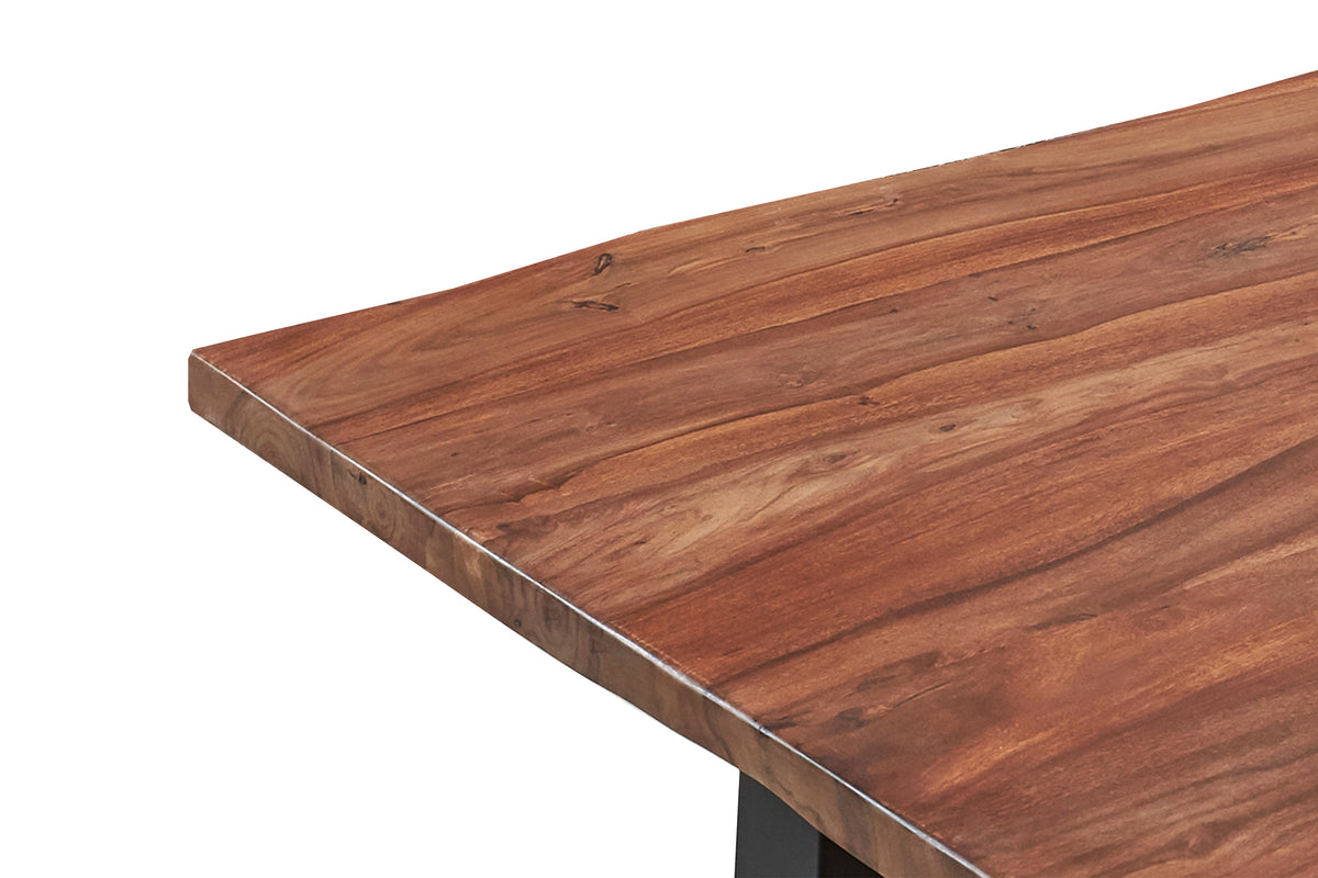 #teakfarben #180x90 #a-gestellschwarz
