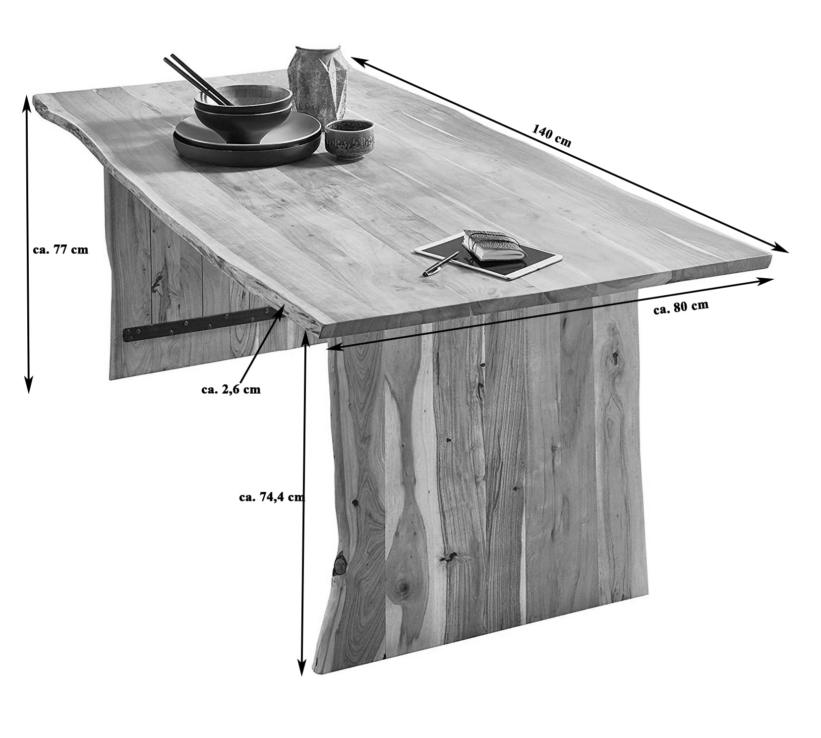 #nussbaumfarben #140x80 #holzwangeholznussbaum