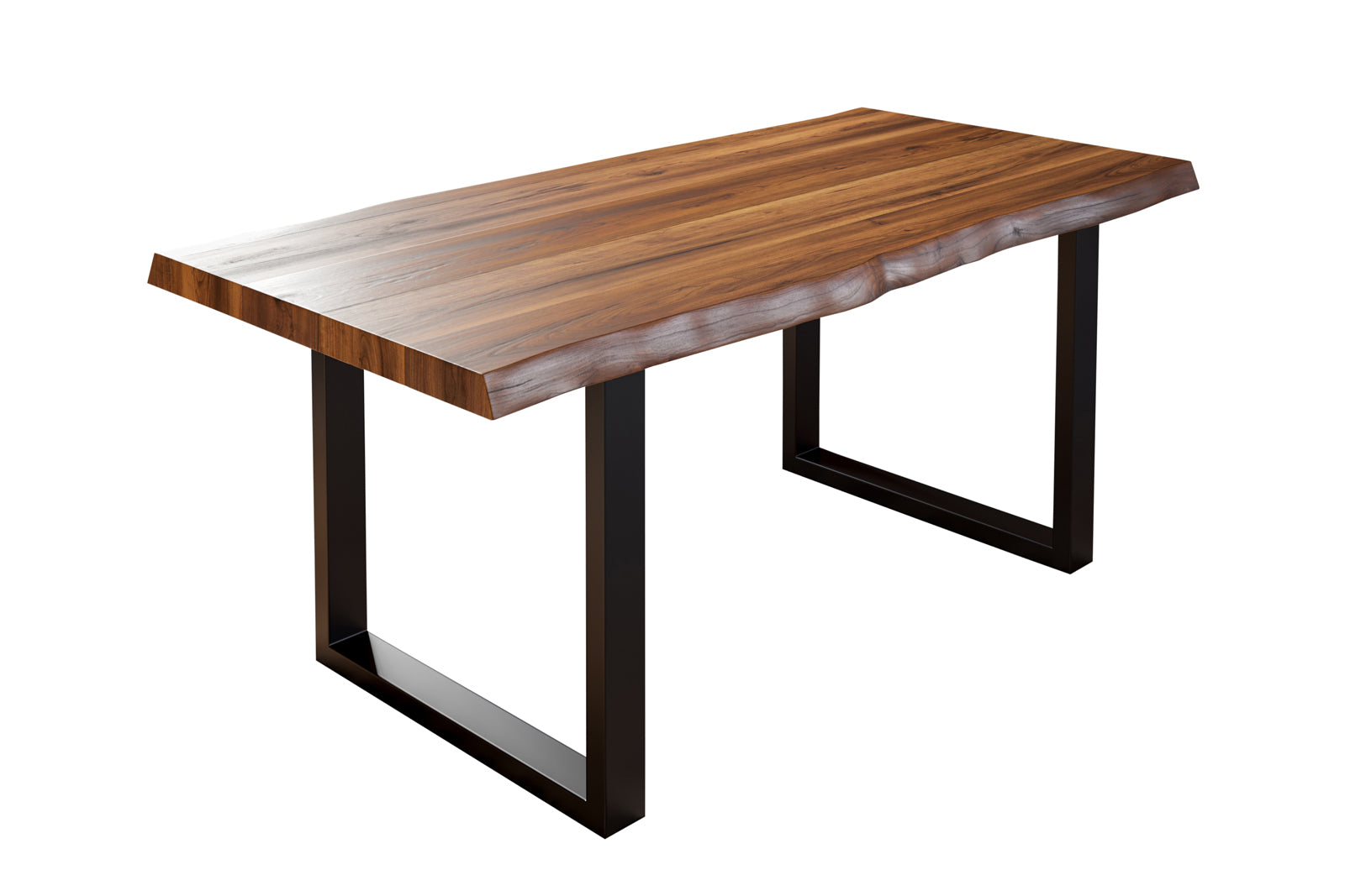 #nussbaumfarben #180x90 #u-gestellschwarz