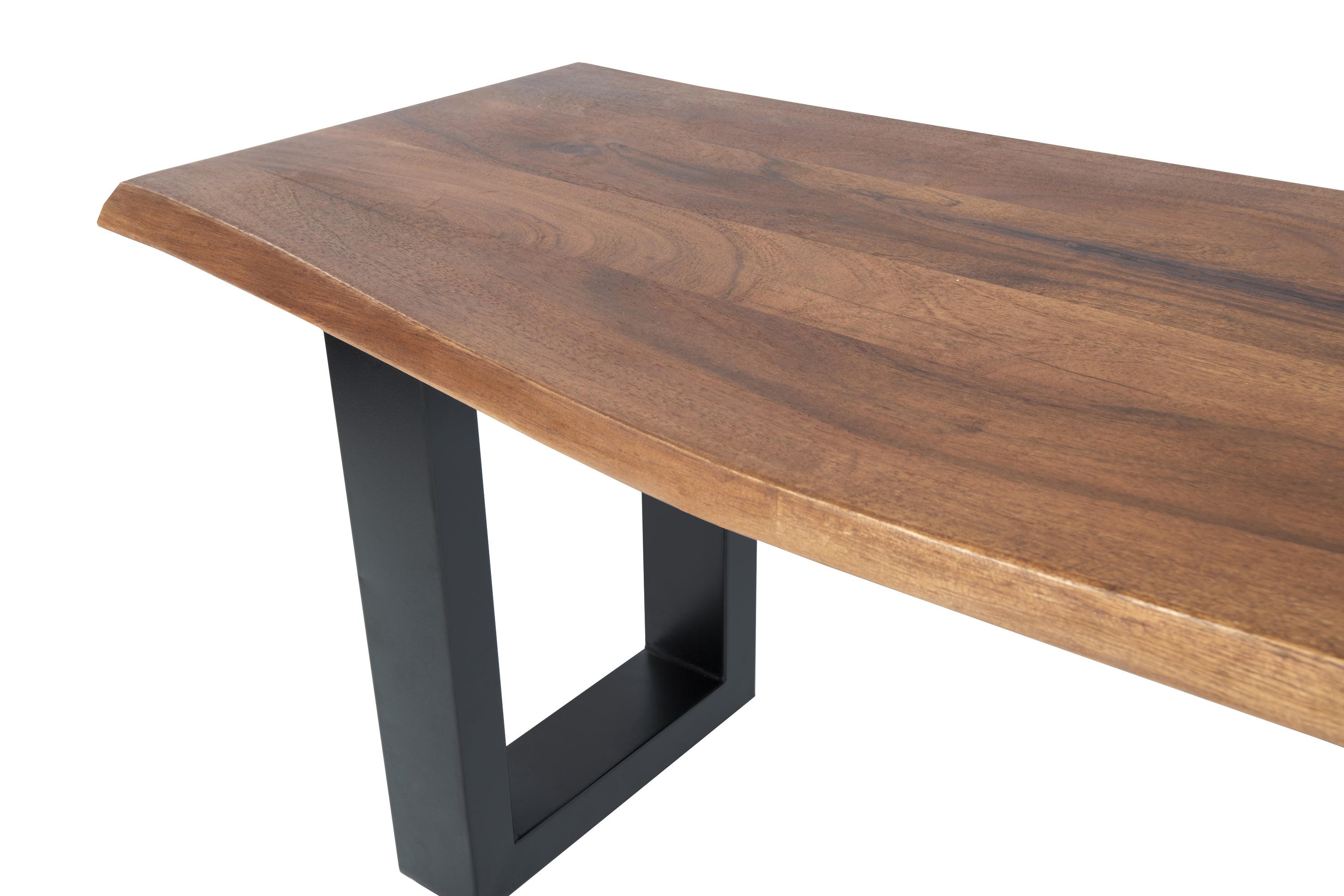 #nussbaumfarben #160cm #u-gestellschwarz