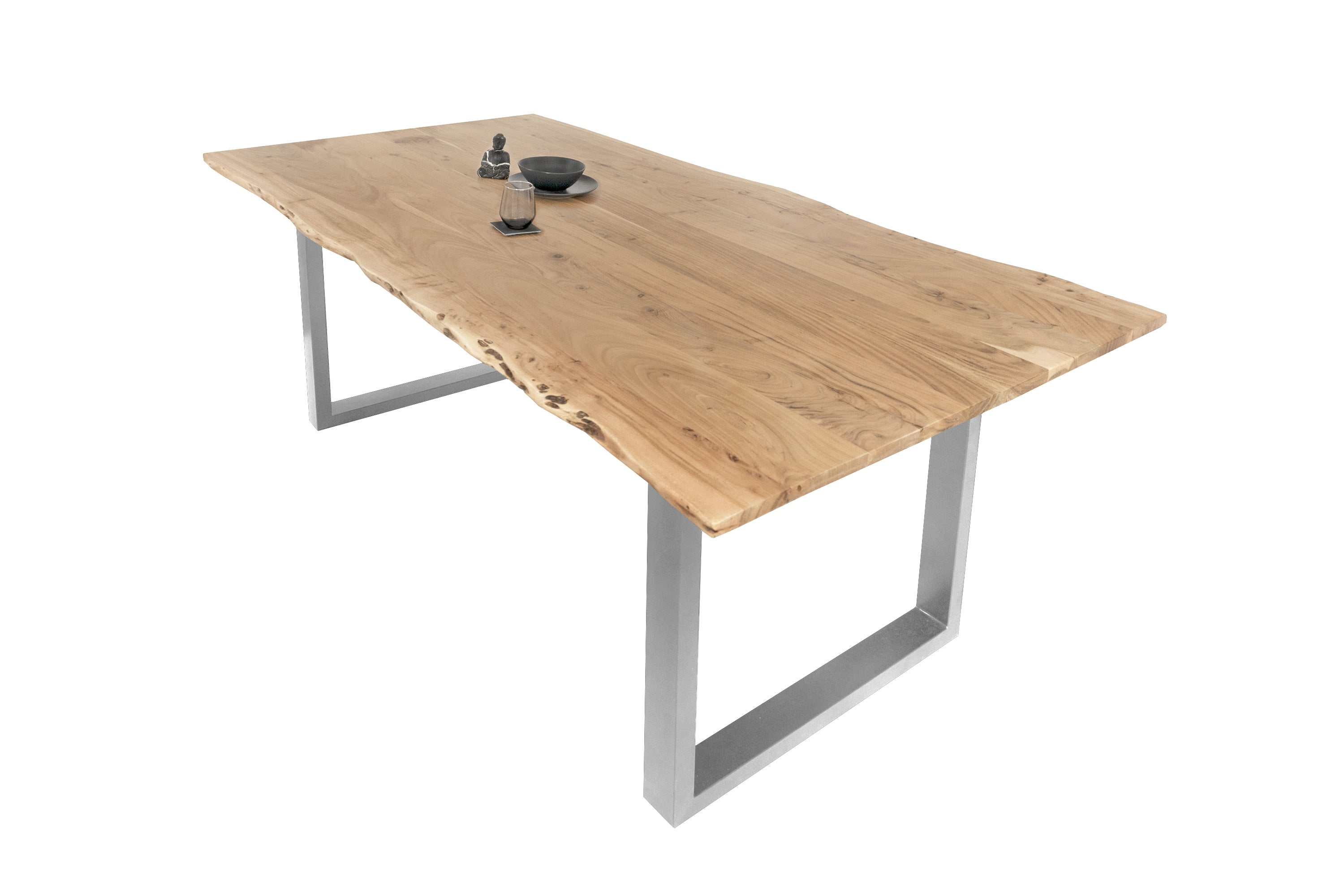 #naturfarben #220x100 #u-gestellsilber