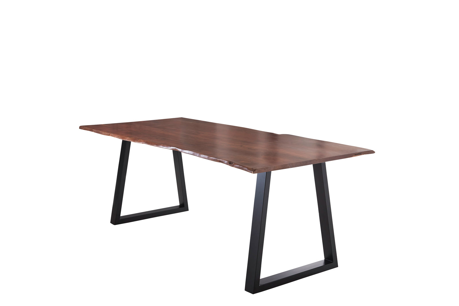 #nussbaumfarben #240x100 #v-gestellschwarz