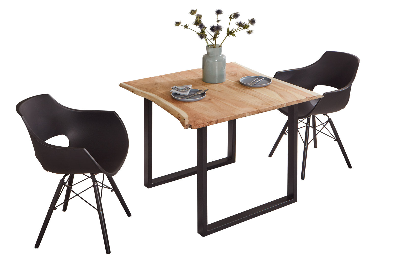#naturfarben #90x90 #u-gestellschwarz