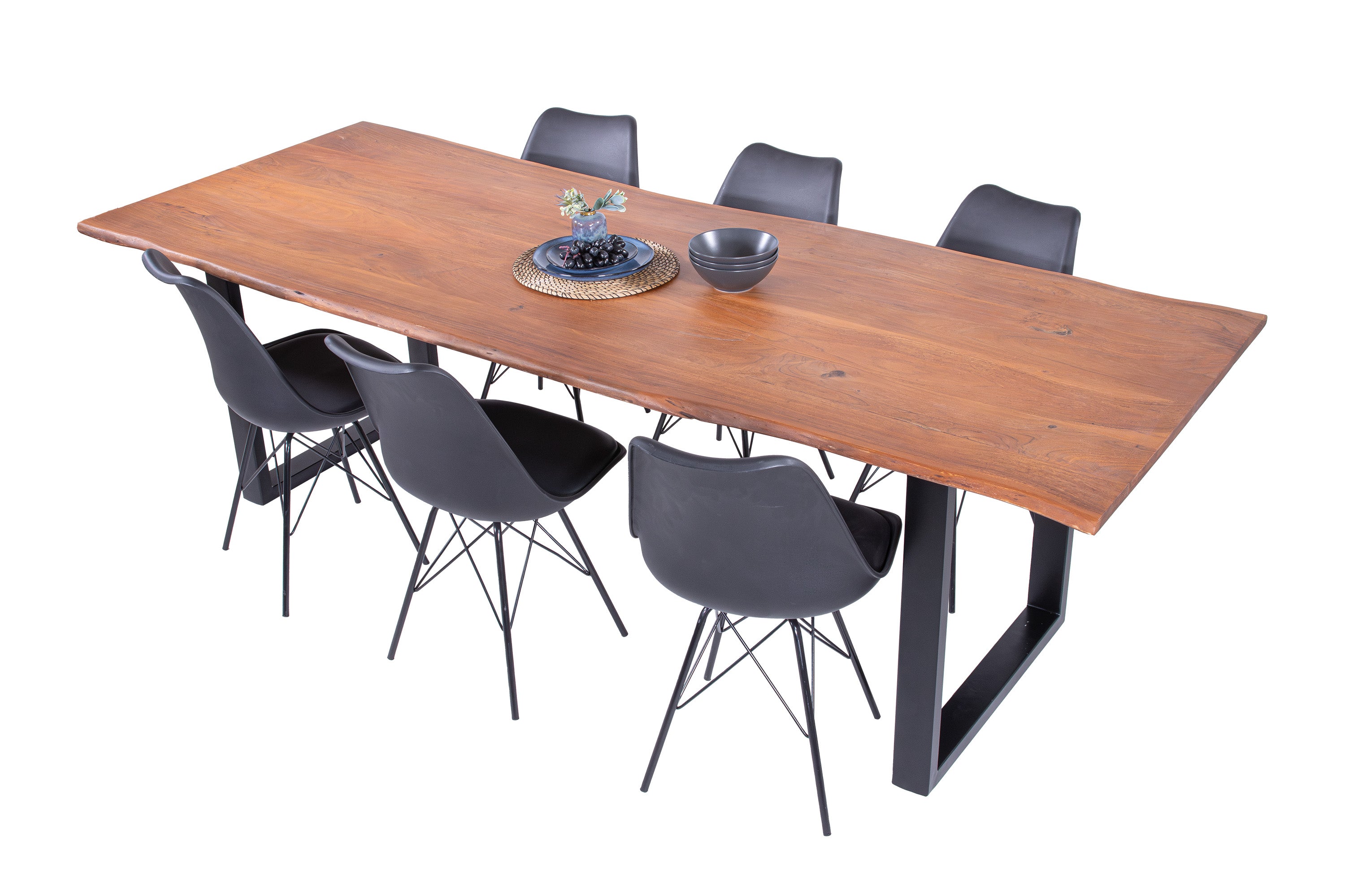 #nussbaumfarben #280x100 #u-gestellschwarz