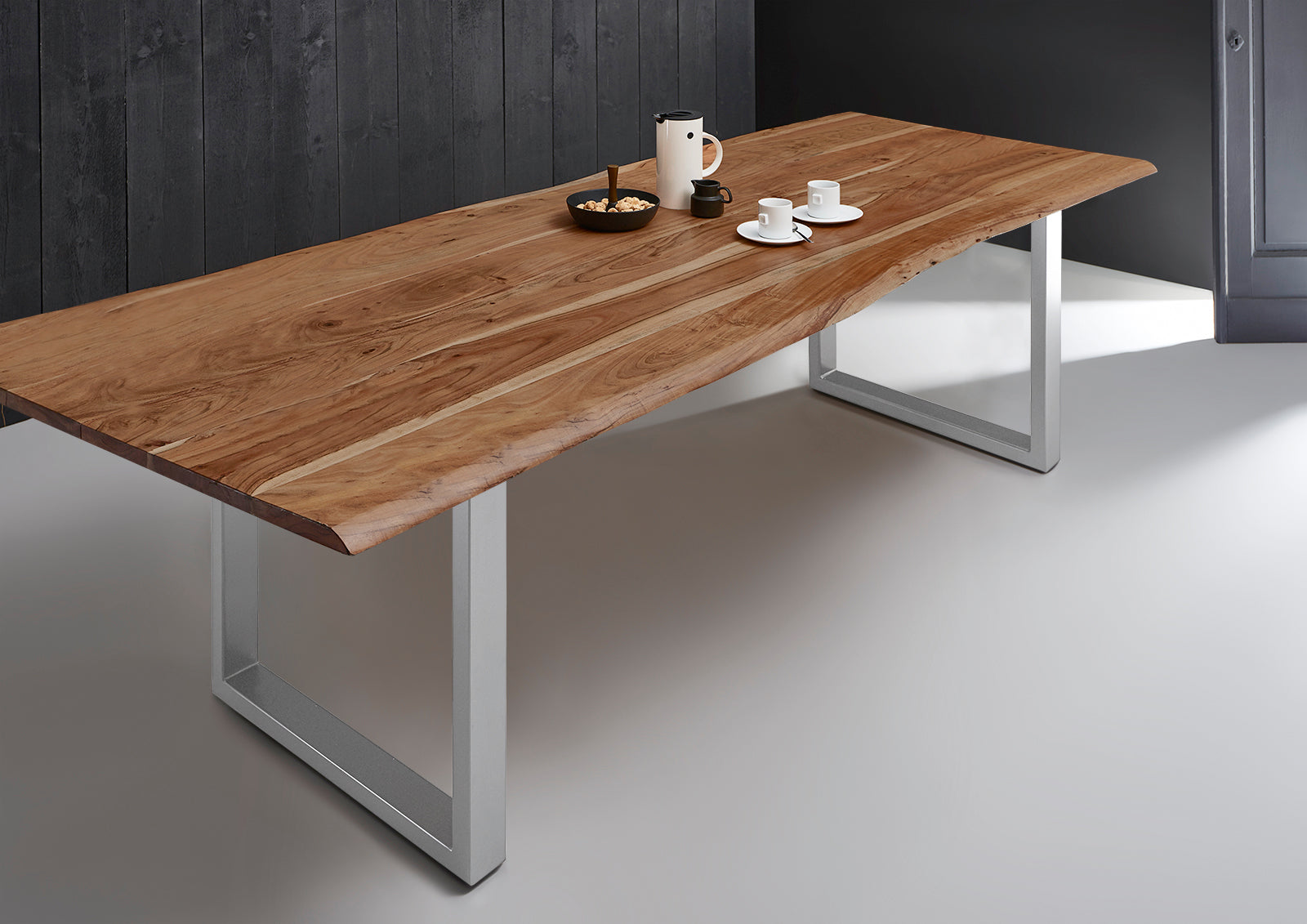 #naturfarben #280x100 #u-gestellsilber