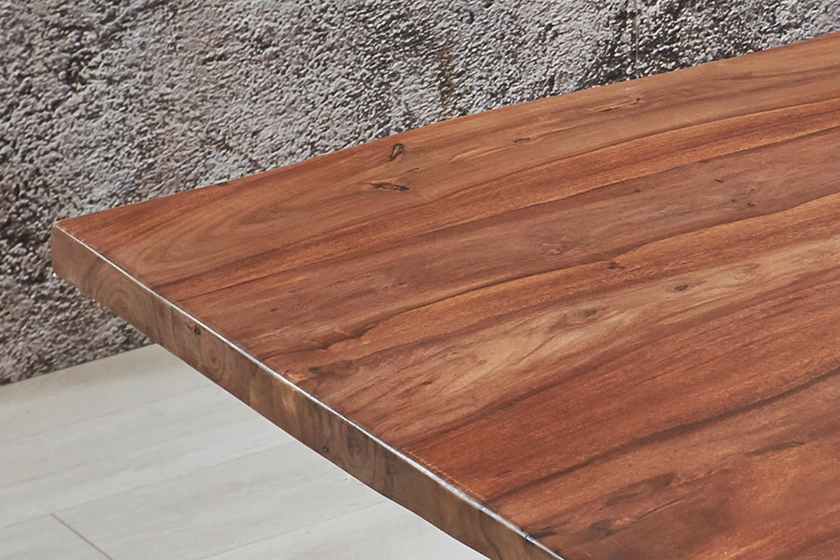 #teakfarben #180x90 #a-gestellschwarz