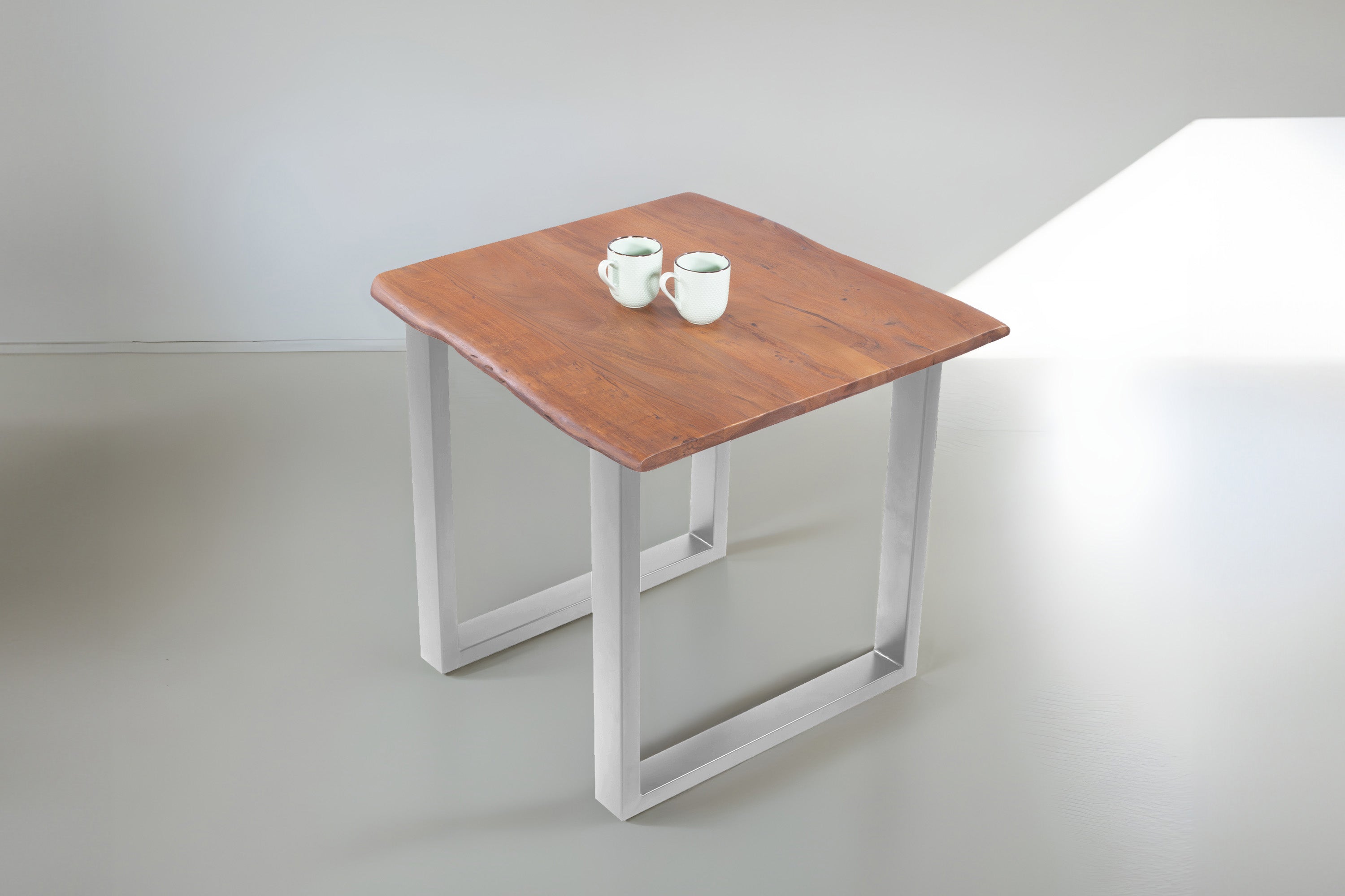 #nussbaumfarben #90x90 #u-gestellsilber