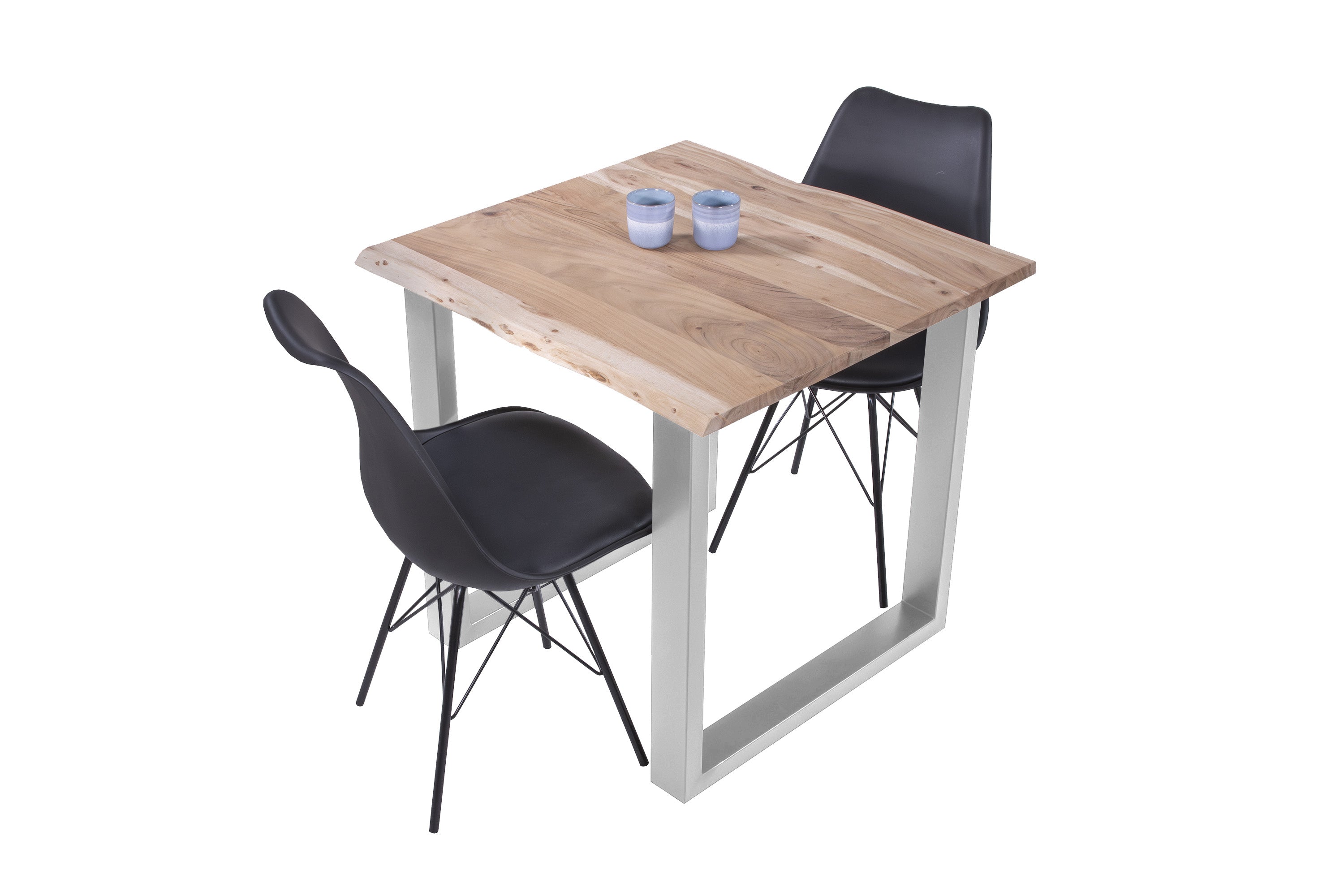 #naturfarben #80x80 #u-gestellsilber
