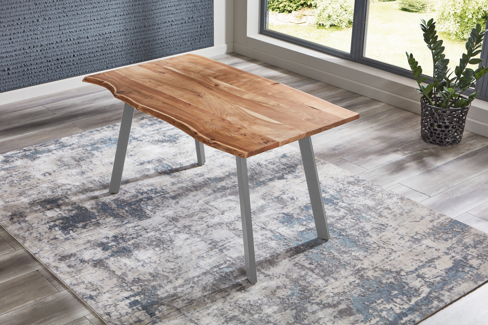 #naturfarben #220x100 #vierfuß-gestellsilber