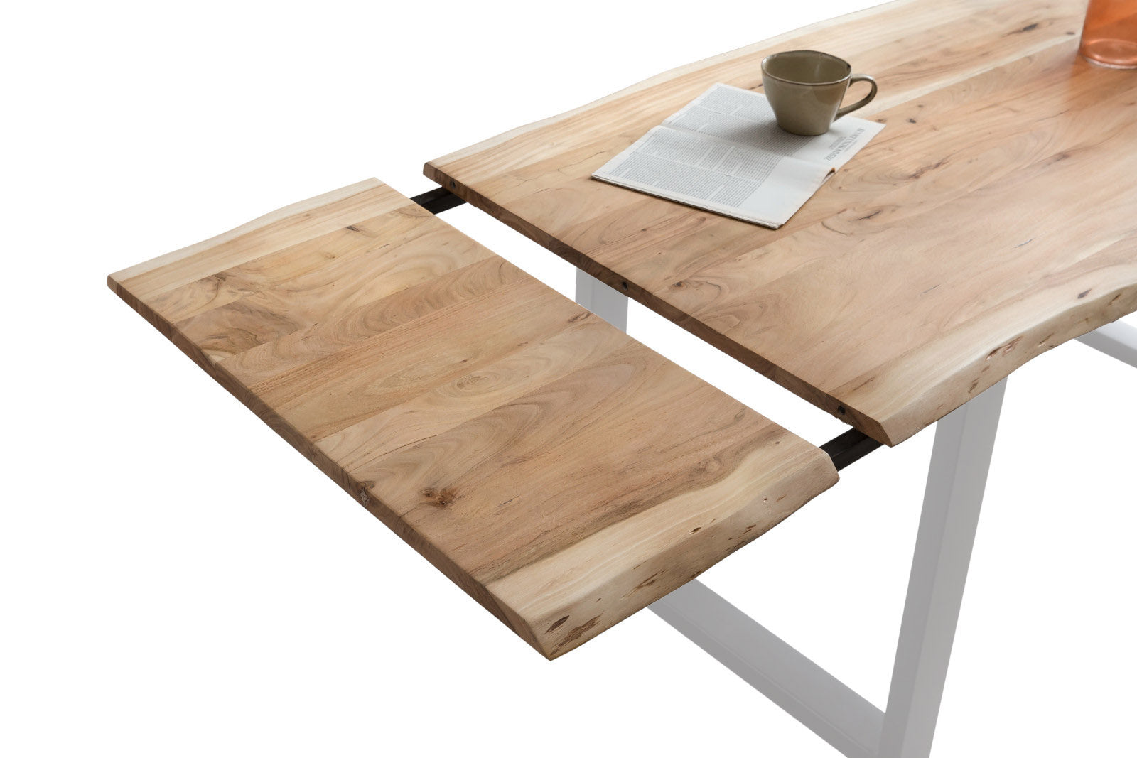 #naturfarben #180(280)x90 #u-gestellsilber