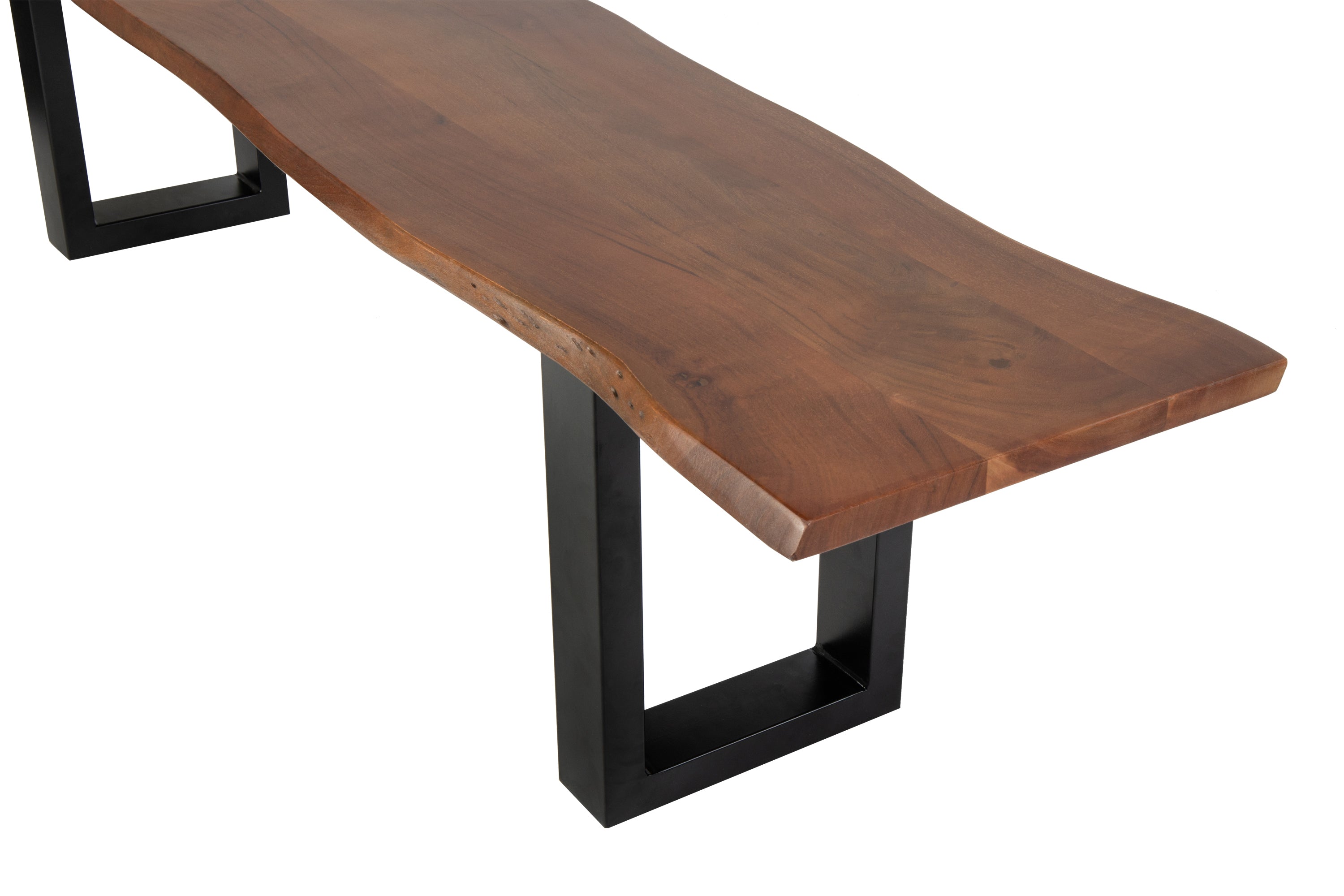 #nussbaumfarben #220cm #u-gestellschwarz