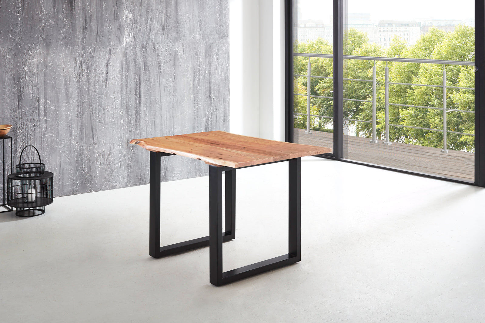 #naturfarben #140x80 #u-gestellschwarz