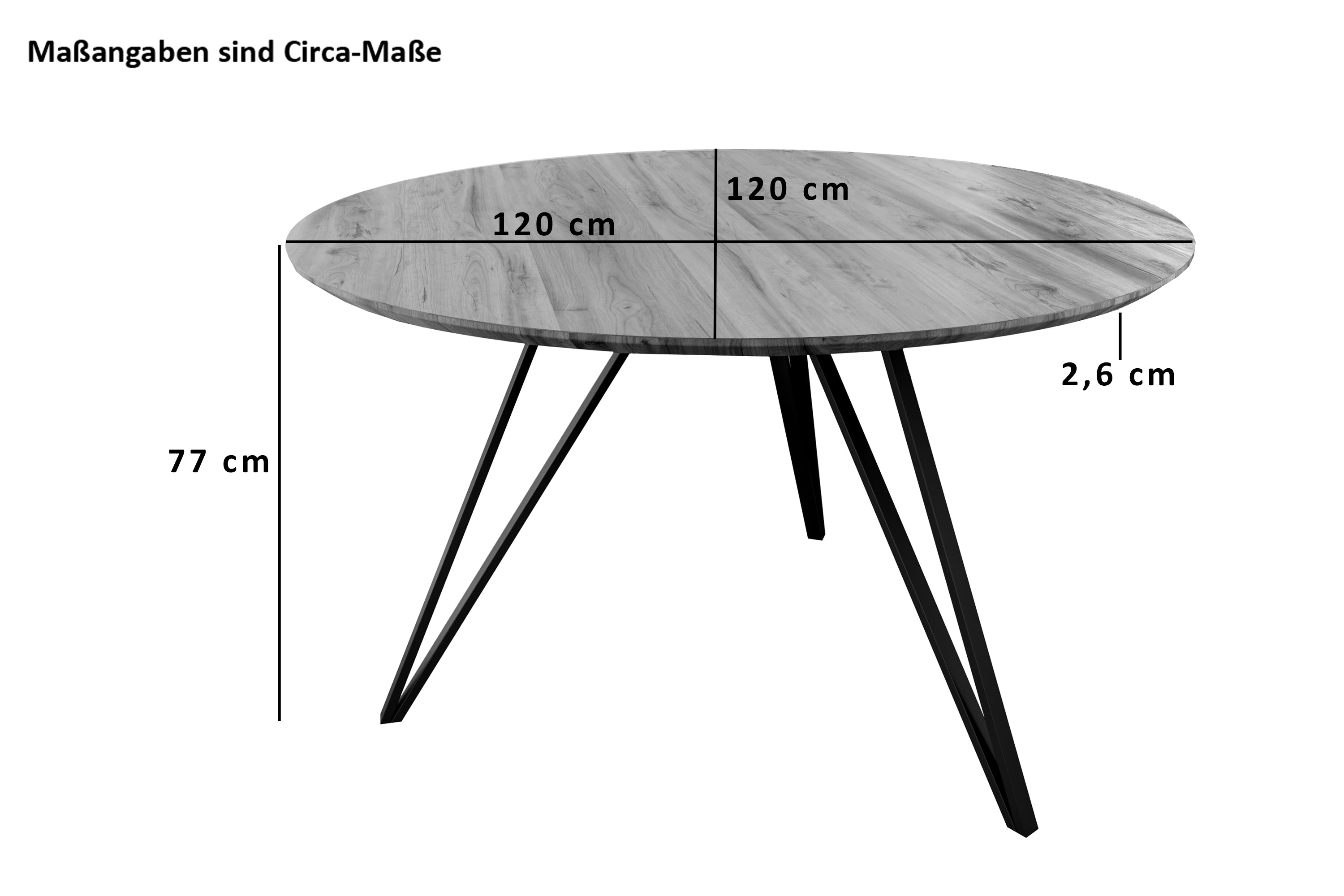 #naturfarben #120x120 #hairpin-gestellschwarz