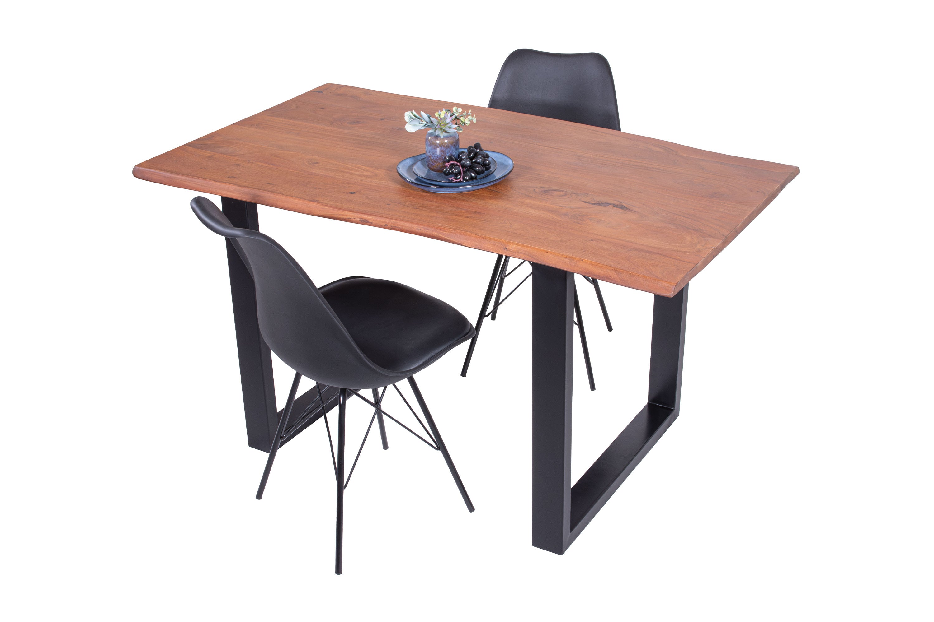 #nussbaumfarben #140x80 #u-gestellschwarz