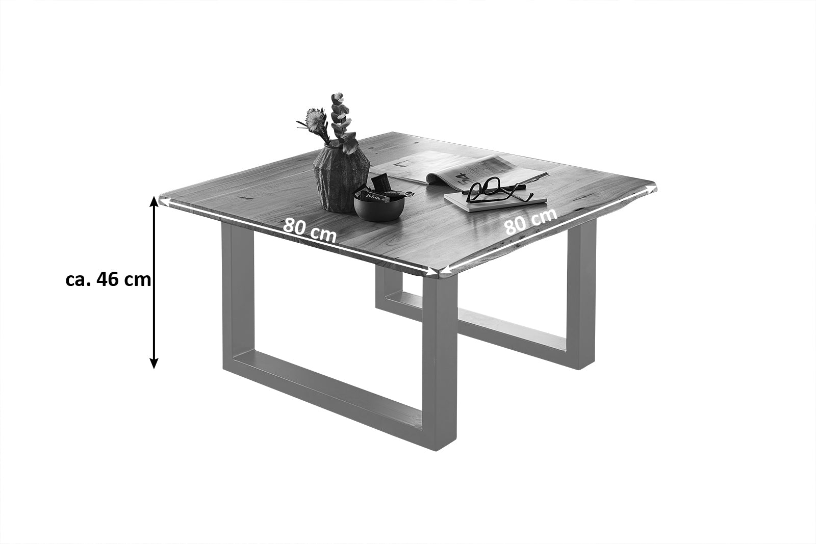 #80x80 #u-gestellsilber