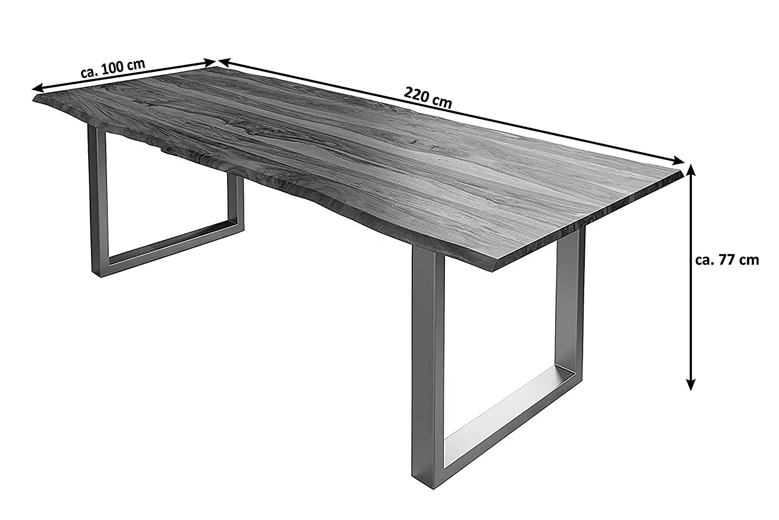 #220x100 #u-gestellschwarz