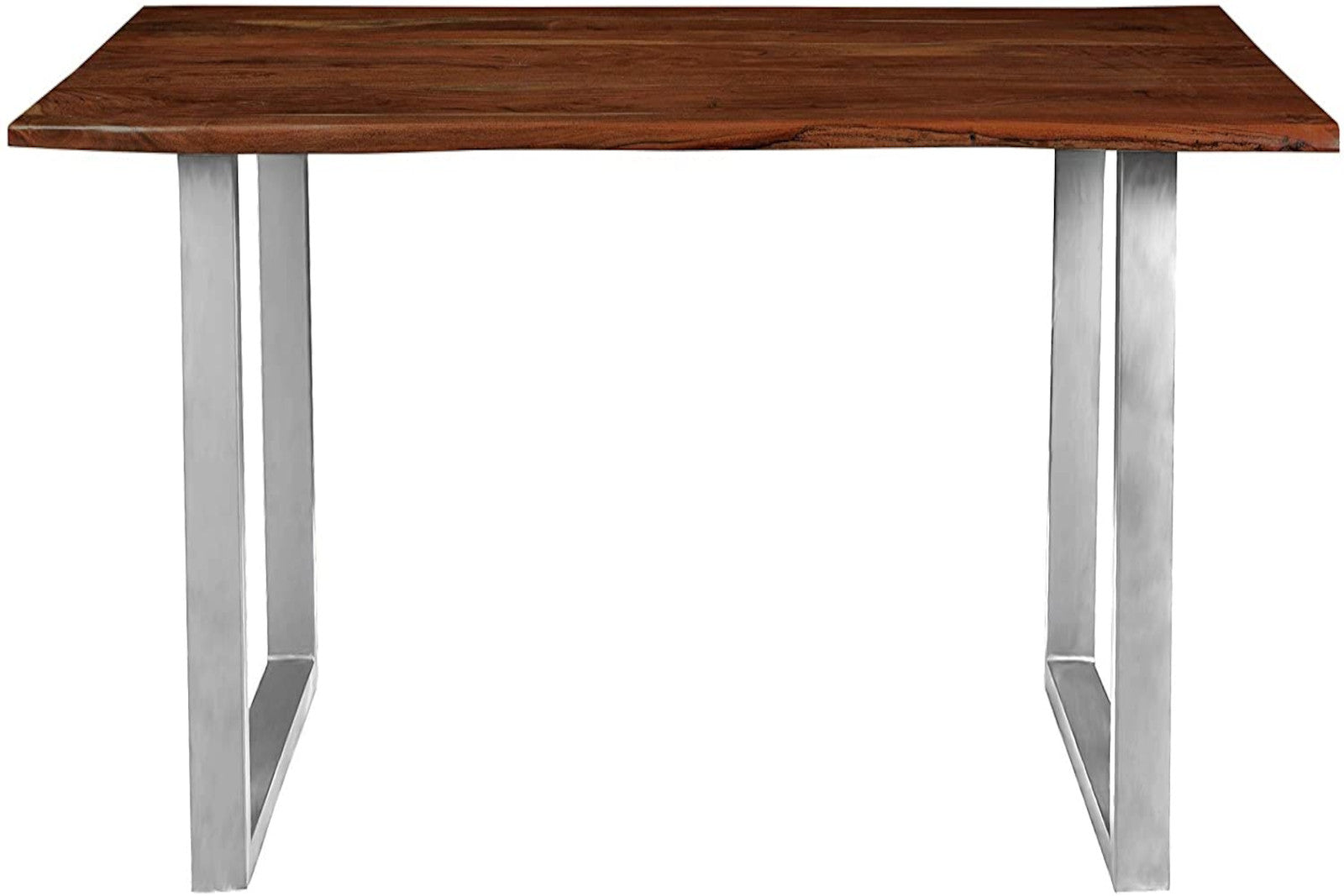 #nussbaumfarben #100x60 #u-gestellsilber