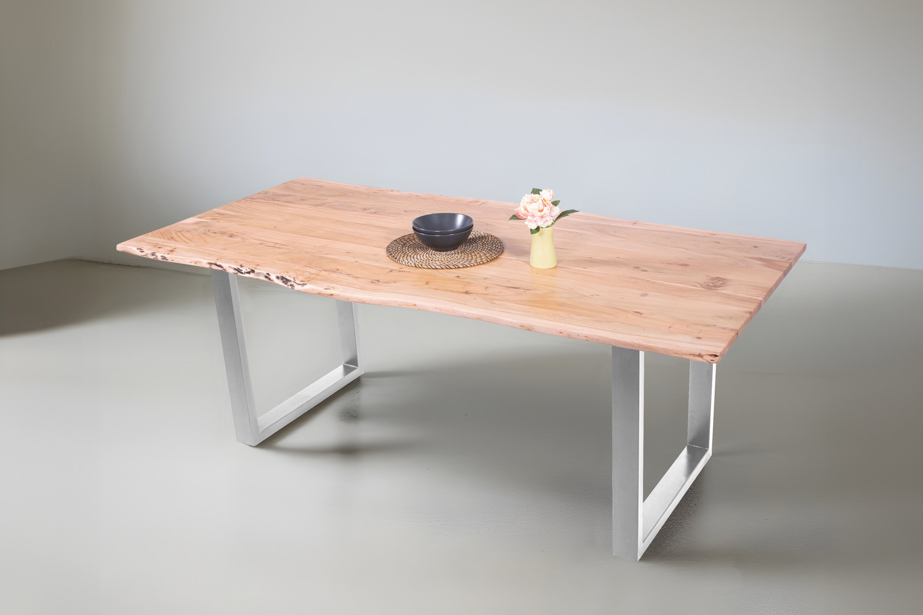 #naturfarben #180x90 #u-gestellsilber