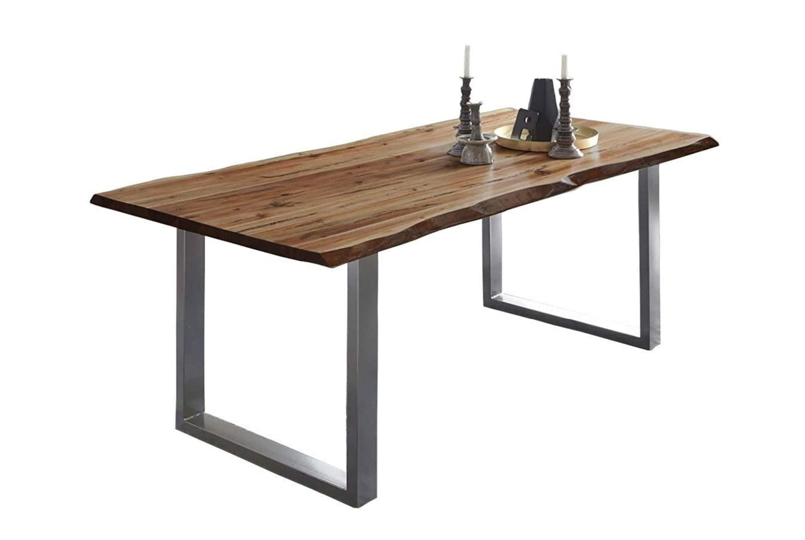 #nussbaumfarben #140x80 #u-gestellsilber