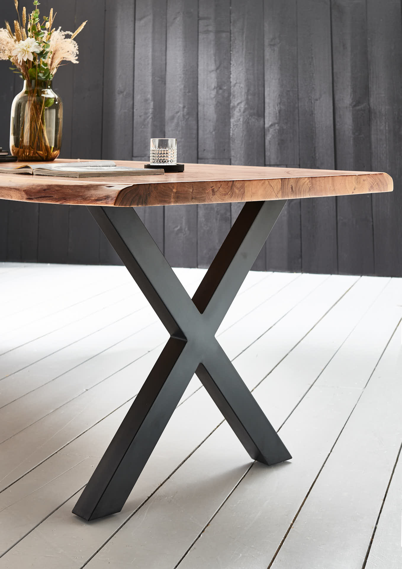 #naturfarben #280x100 #x-gestellschwarz