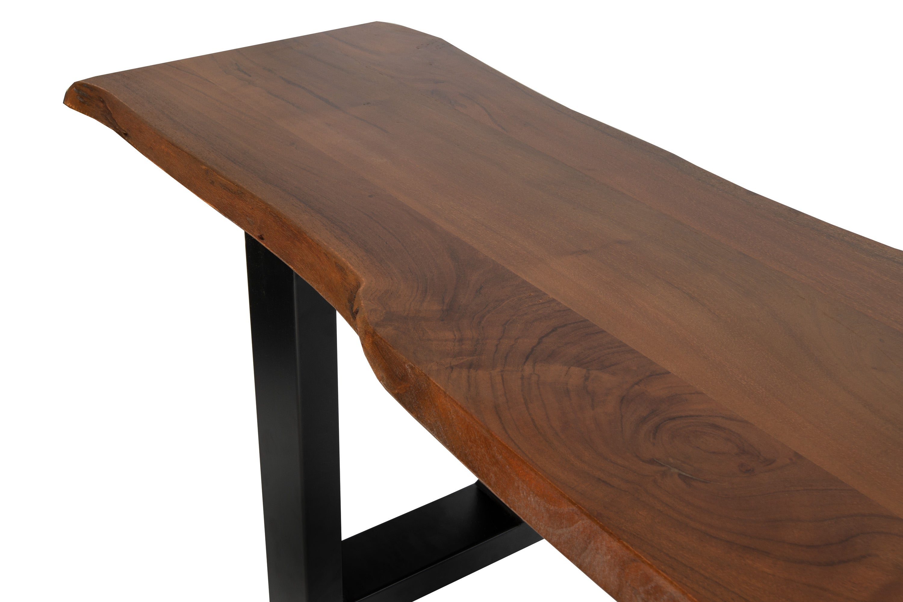 #nussbaumfarben #220cm #u-gestellschwarz