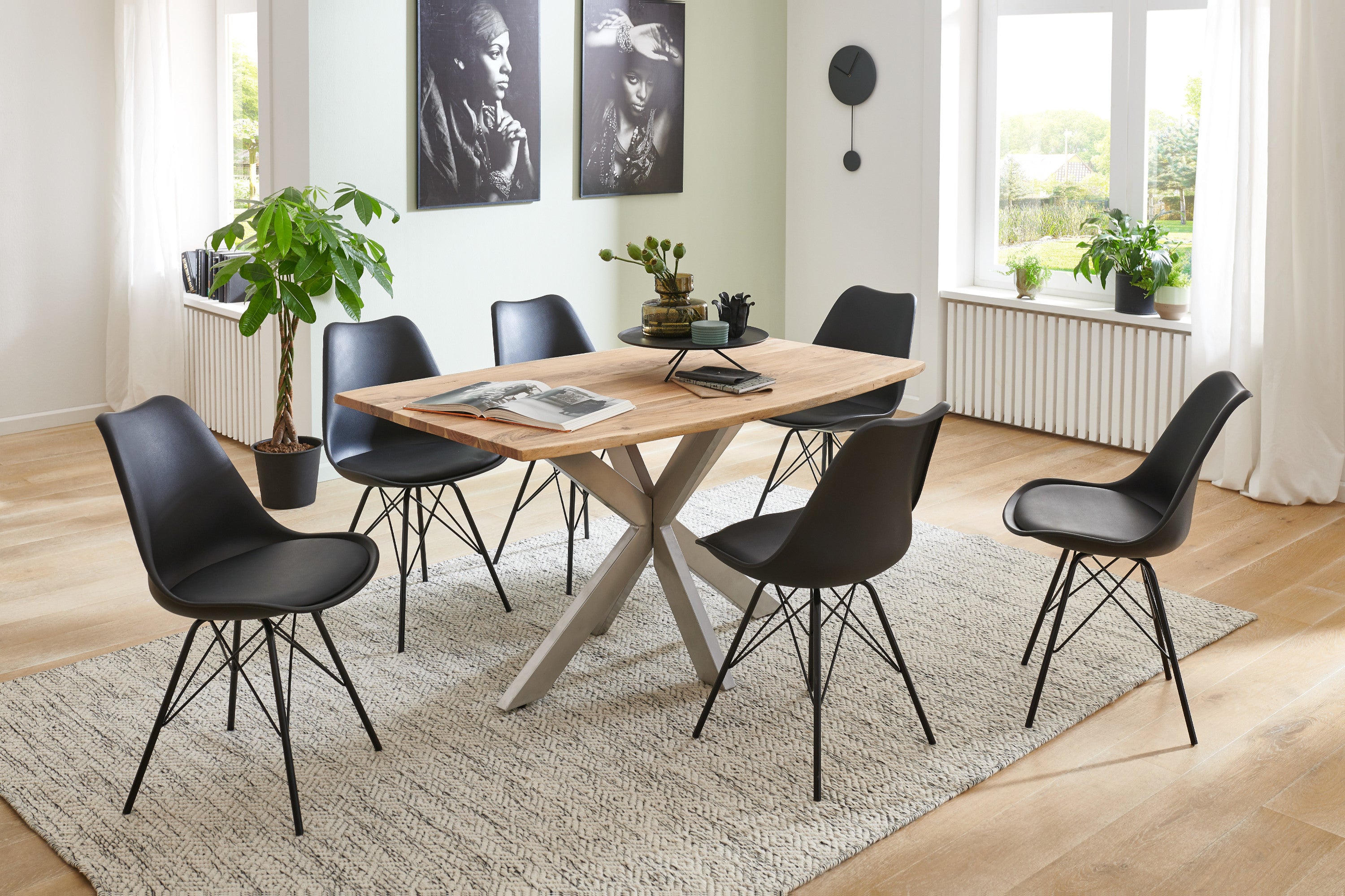 #naturfarben #200x100 #spider-gestellsilber