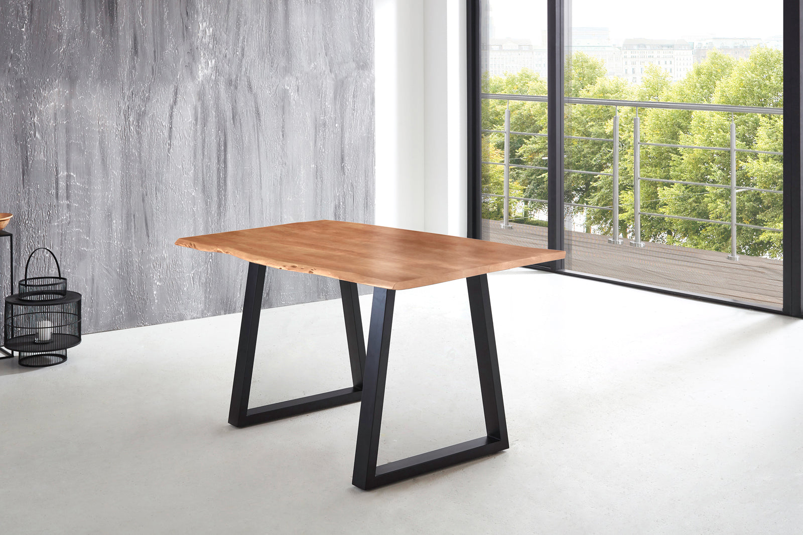 #naturfarben #140x80 #v-gestellschwarz